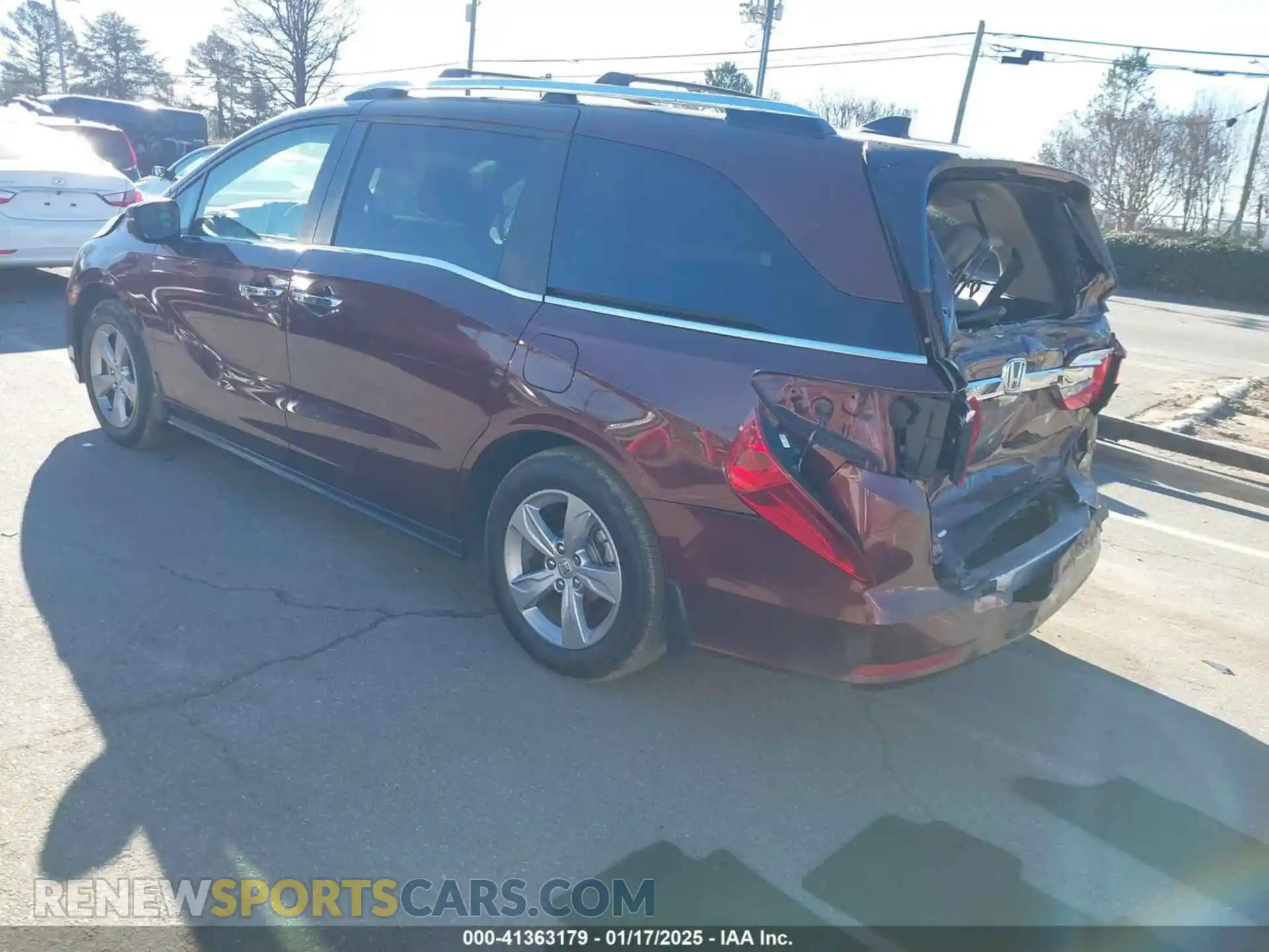 3 Фотография поврежденного автомобиля 5FNRL6H71LB034554 HONDA ODYSSEY 2020