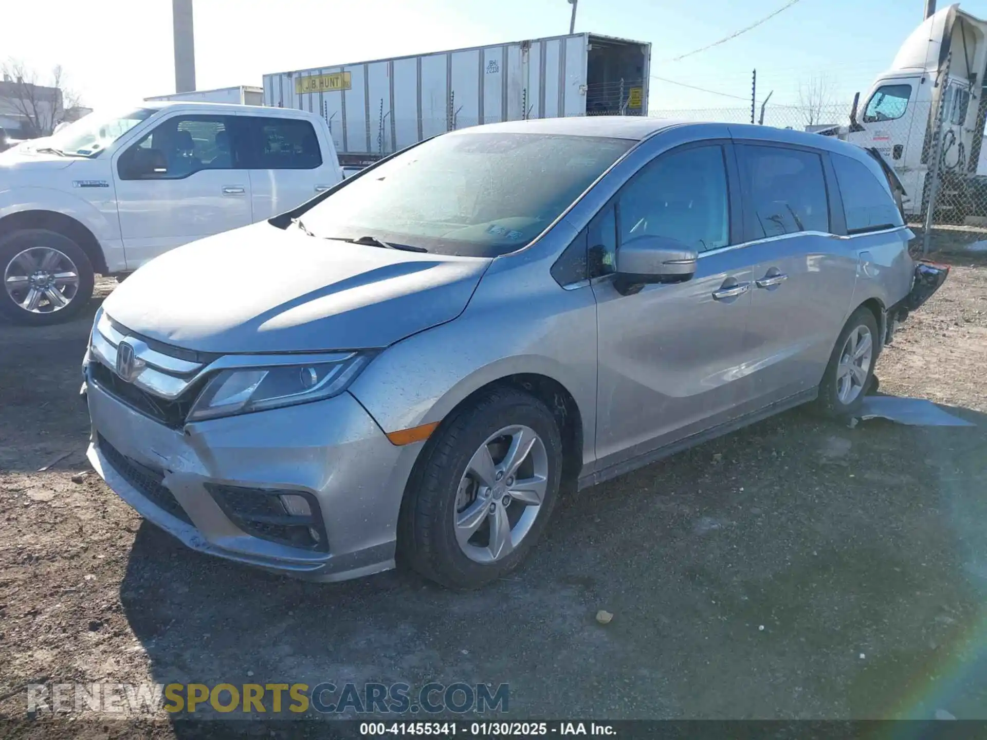 2 Photograph of a damaged car 5FNRL6H71LB037678 HONDA ODYSSEY 2020