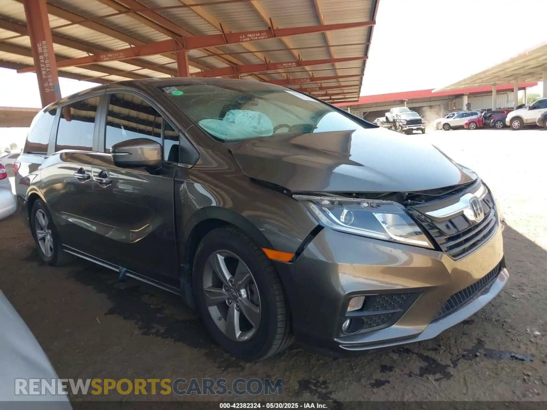 1 Photograph of a damaged car 5FNRL6H74LB011009 HONDA ODYSSEY 2020