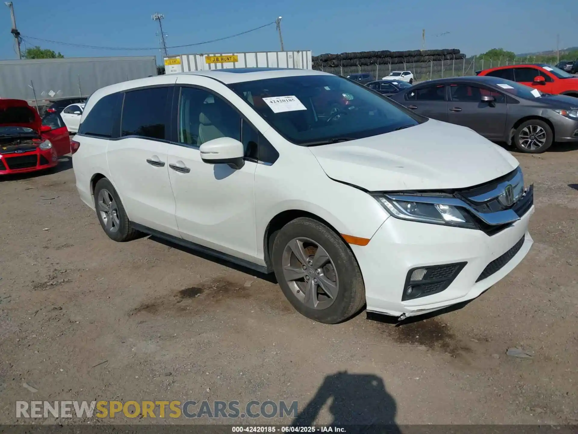 1 Photograph of a damaged car 5FNRL6H77LB022358 HONDA ODYSSEY 2020