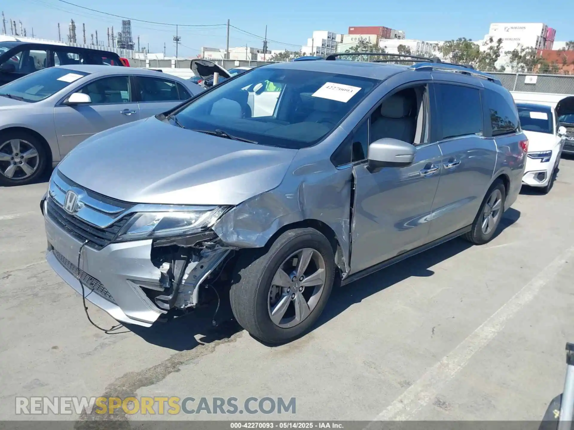 2 Photograph of a damaged car 5FNRL6H79LB048976 HONDA ODYSSEY 2020
