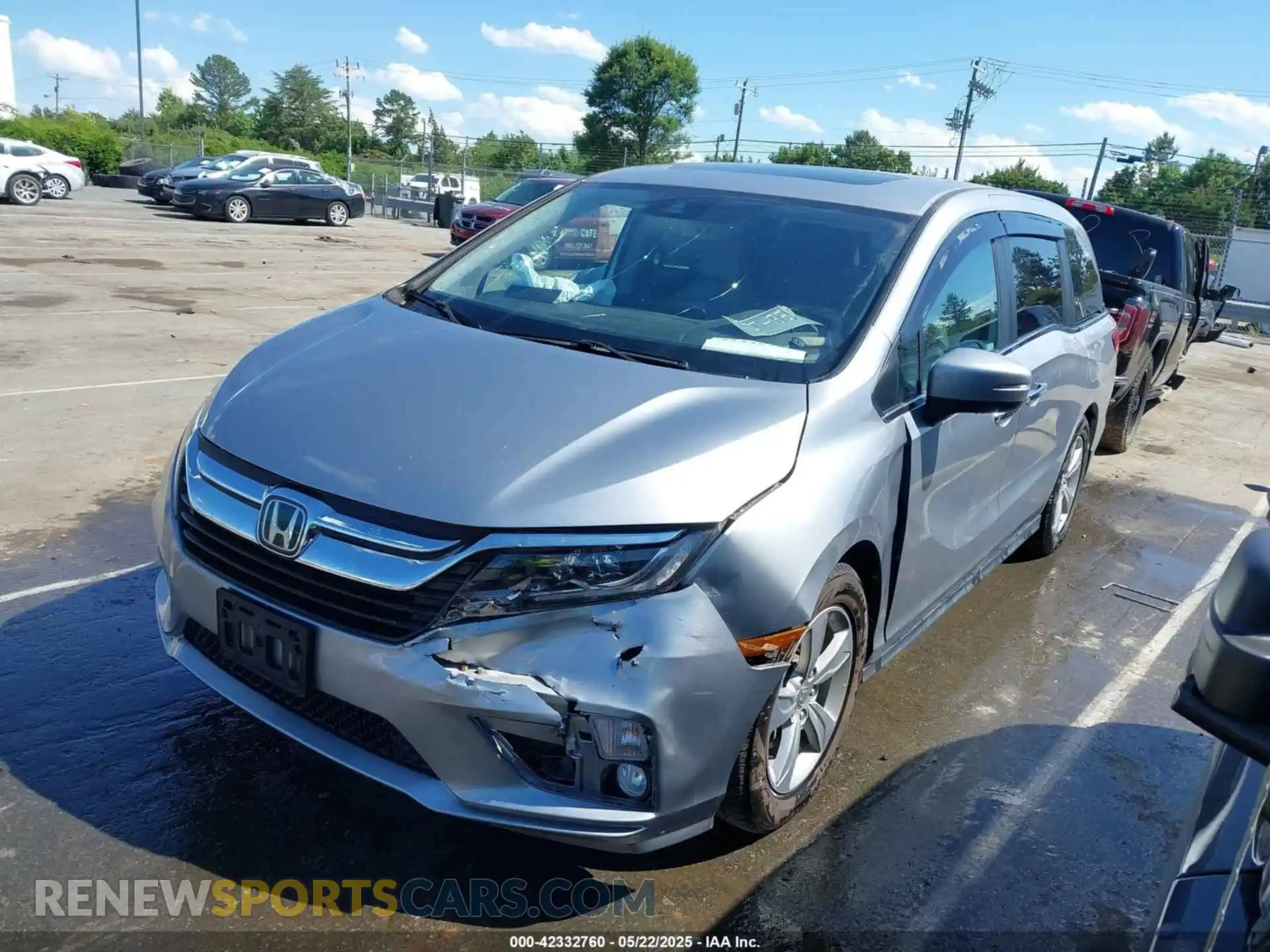 2 Photograph of a damaged car 5FNRL6H79LB060724 HONDA ODYSSEY 2020