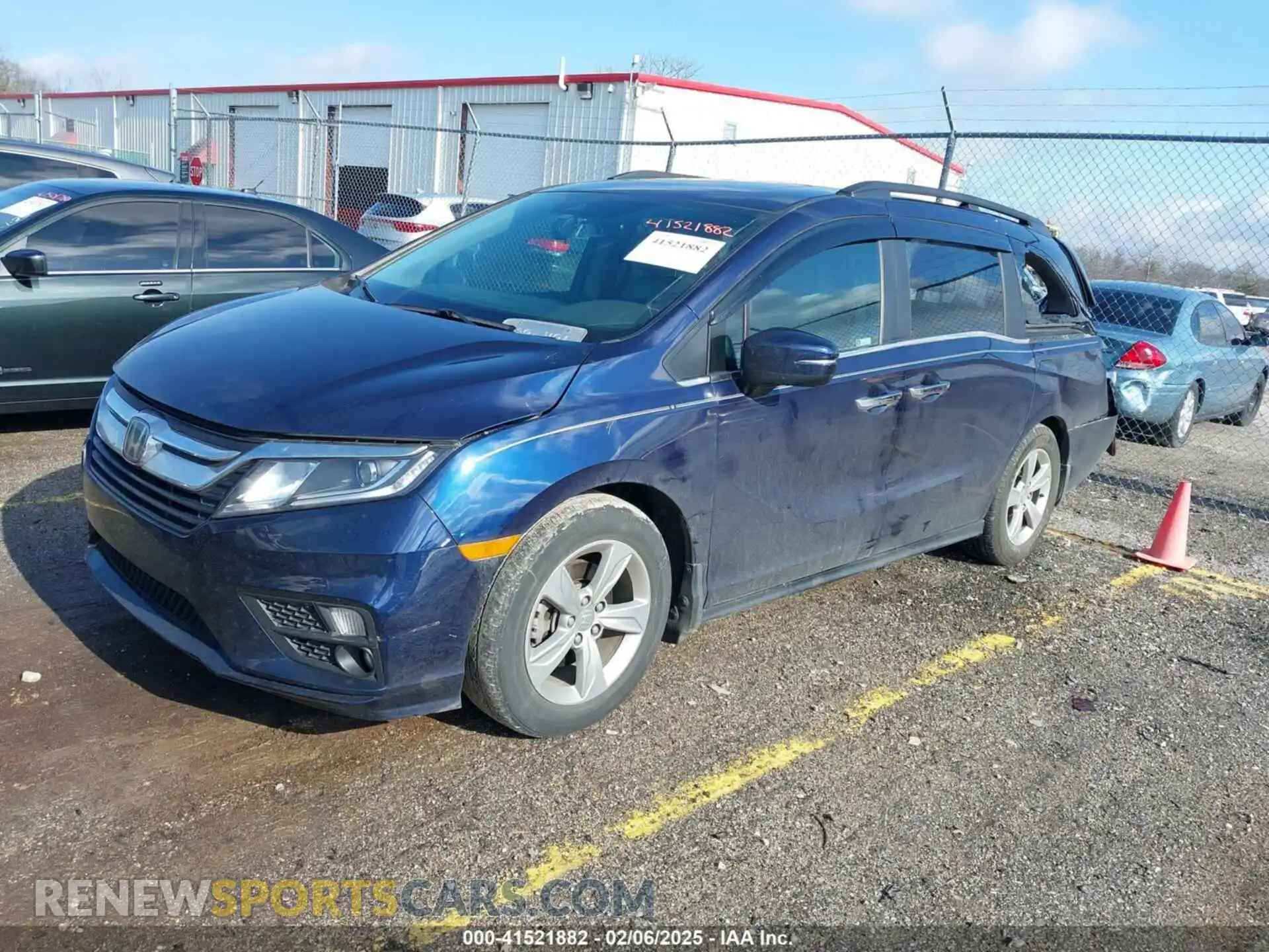 2 Photograph of a damaged car 5FNRL6H7XLB061414 HONDA ODYSSEY 2020