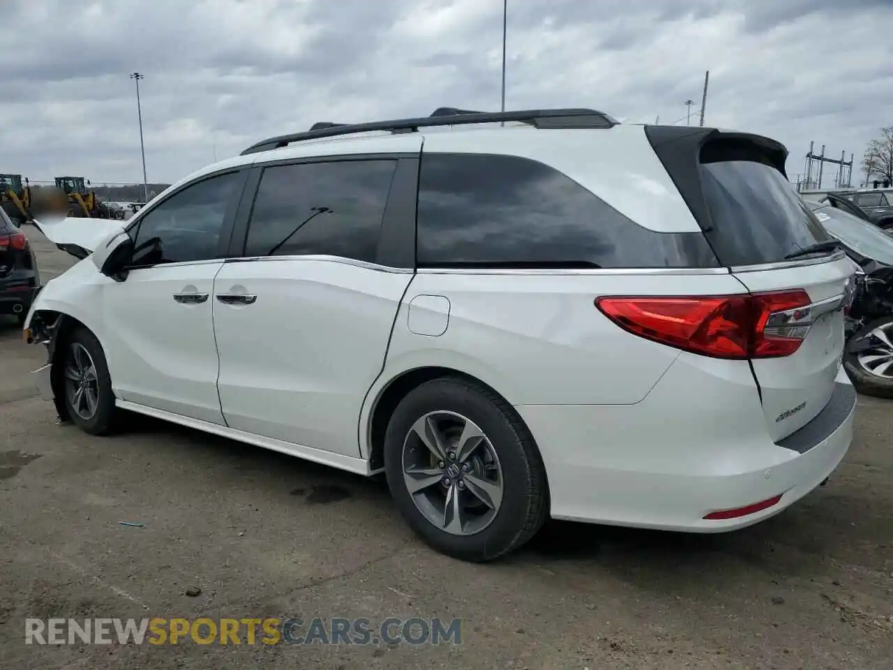 2 fotografías del automóvil dañado 5FNRL6H81LB041576 HONDA ODYSSEY 2020