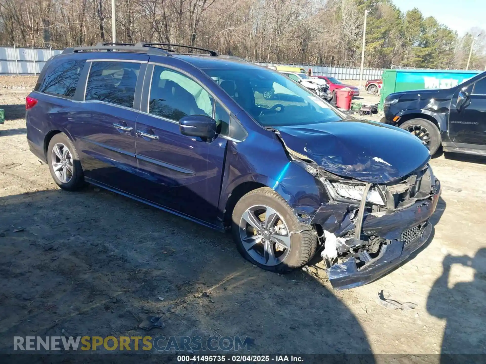 1 fotografías del automóvil dañado 5FNRL6H89LB015744 HONDA ODYSSEY 2020