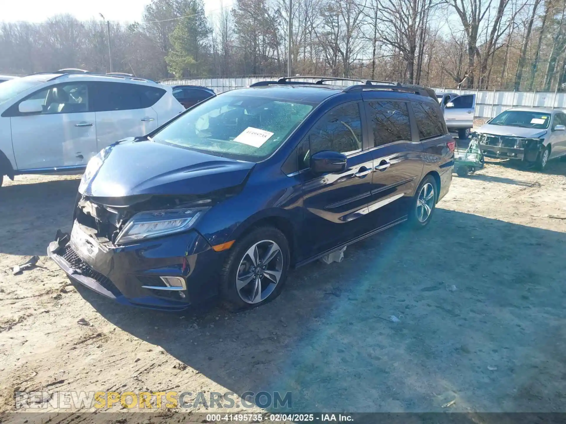 2 fotografías del automóvil dañado 5FNRL6H89LB015744 HONDA ODYSSEY 2020