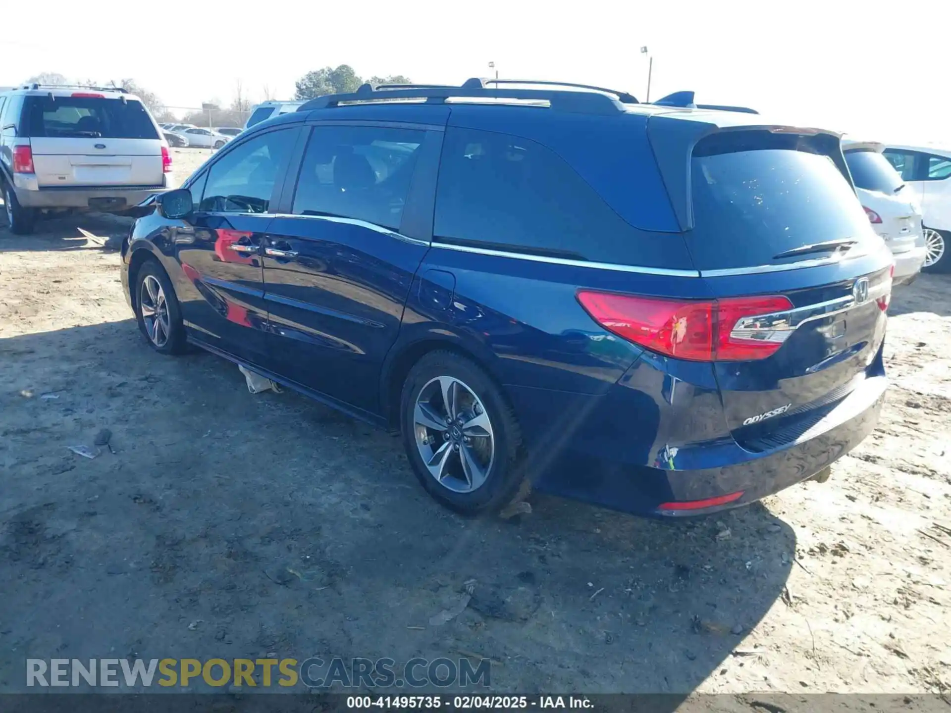 3 fotografías del automóvil dañado 5FNRL6H89LB015744 HONDA ODYSSEY 2020