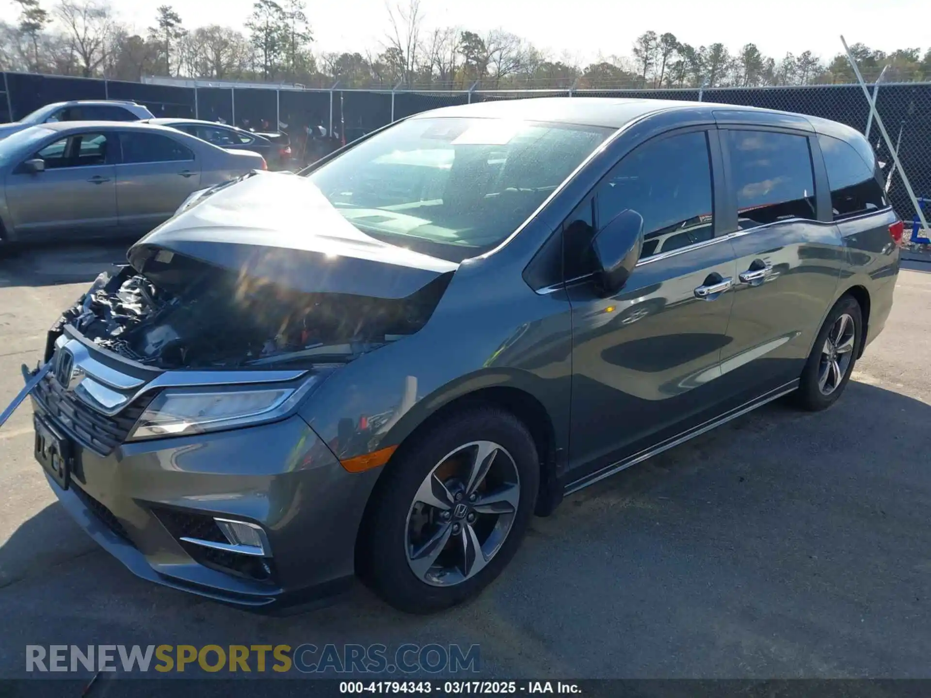 2 Photograph of a damaged car 5FNRL6H8XLB035047 HONDA ODYSSEY 2020