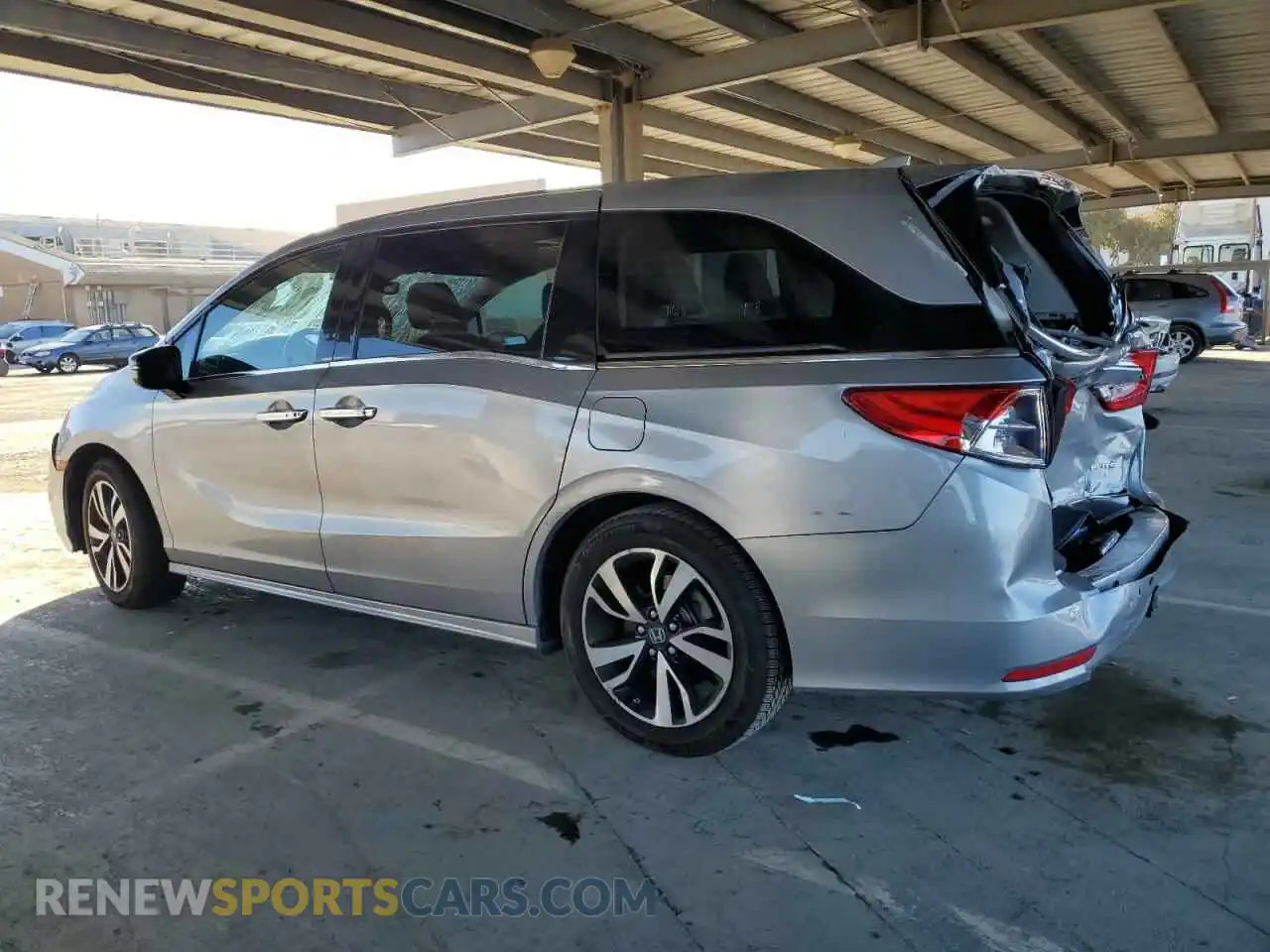 2 Photograph of a damaged car 5FNRL6H92LB059920 HONDA ODYSSEY 2020