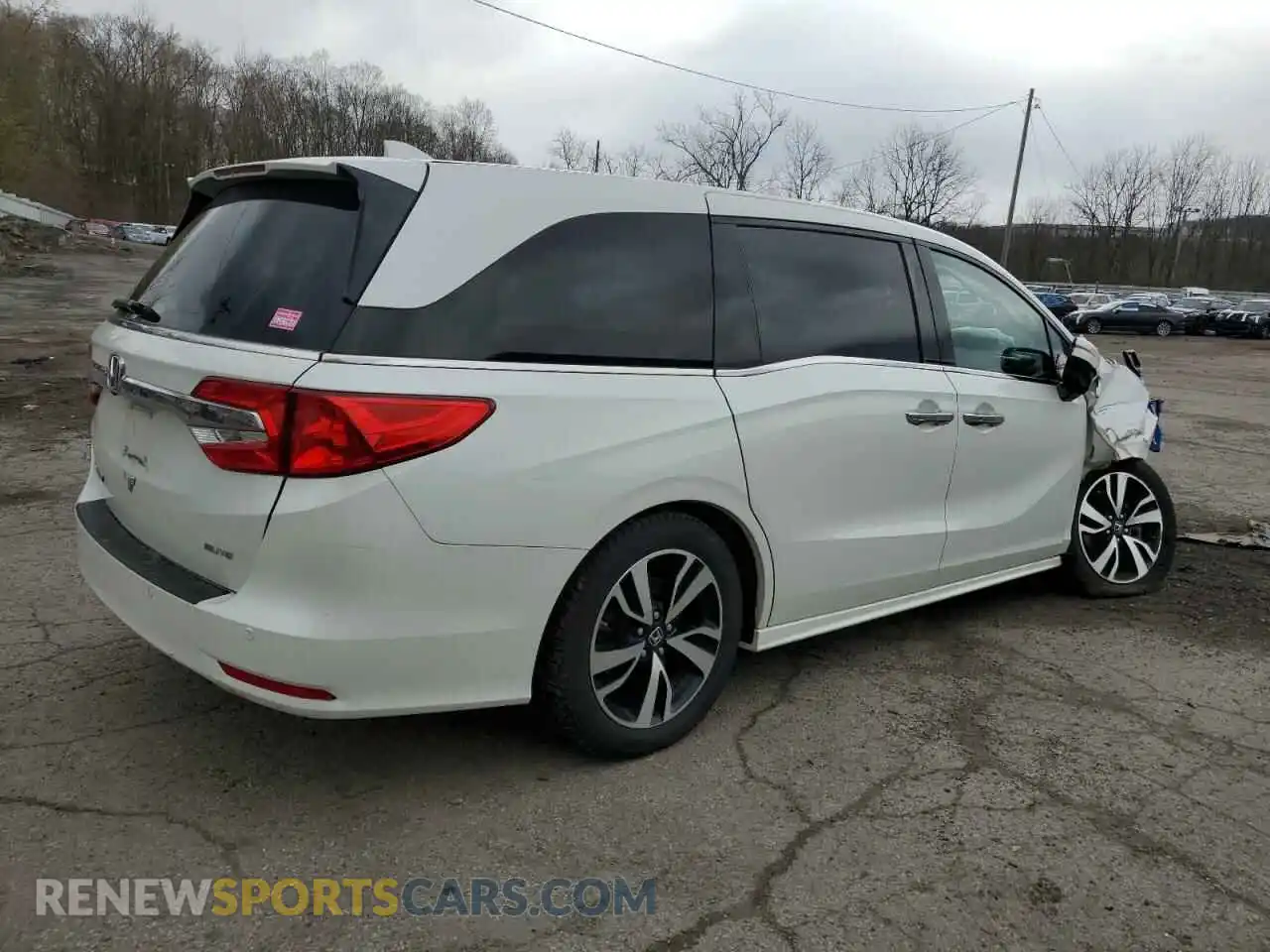 3 Photograph of a damaged car 5FNRL6H95LB035854 HONDA ODYSSEY 2020