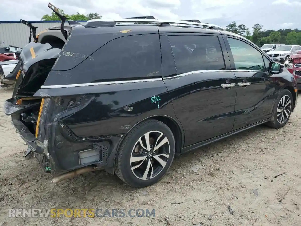3 Photograph of a damaged car 5FNRL6H98LB037422 HONDA ODYSSEY 2020