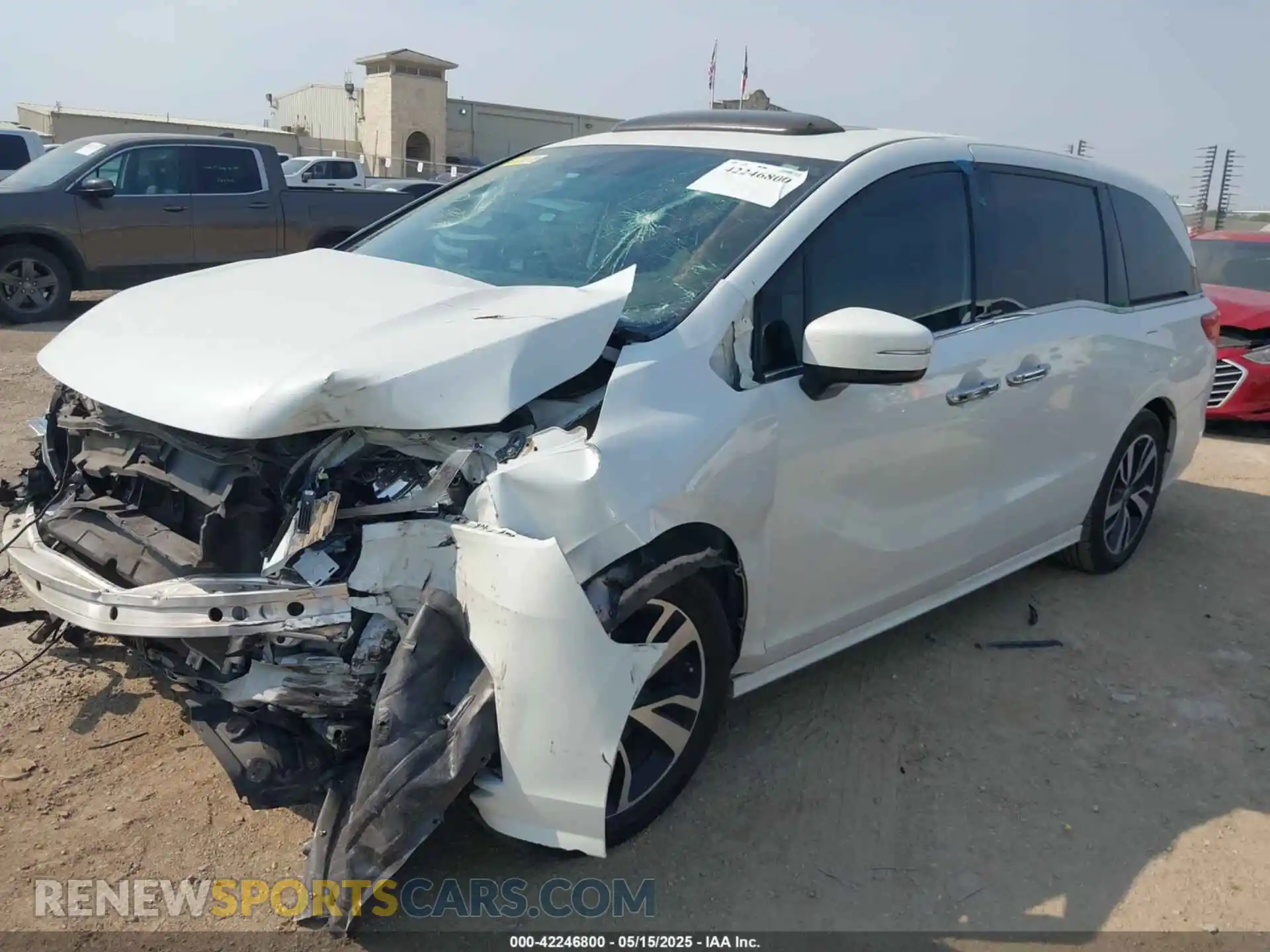 2 Photograph of a damaged car 5FNRL6H9XLB040967 HONDA ODYSSEY 2020