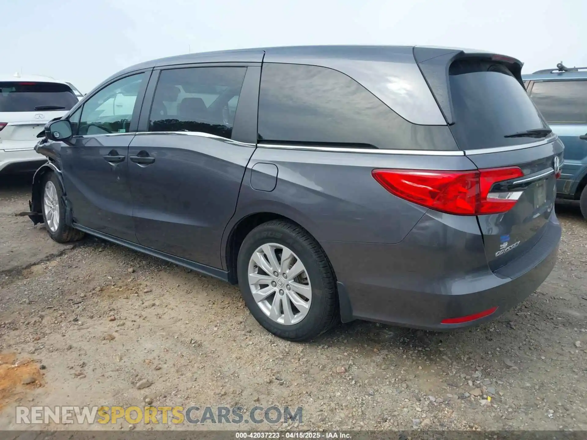 3 Photograph of a damaged car 5FNRL6H20MB009280 HONDA ODYSSEY 2021