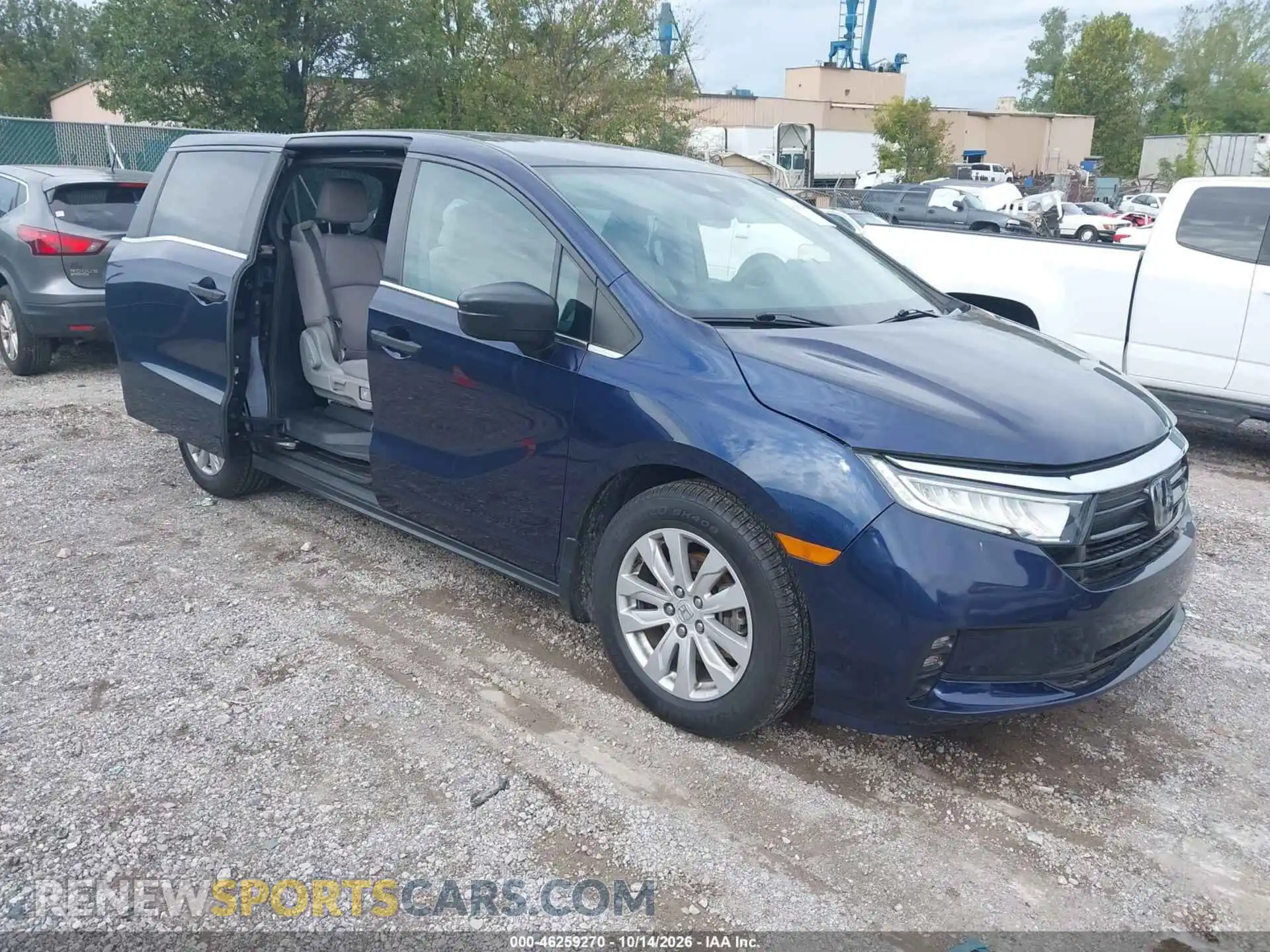 1 Фотография поврежденного автомобиля 5FNRL6H23MB028857 HONDA ODYSSEY 2021