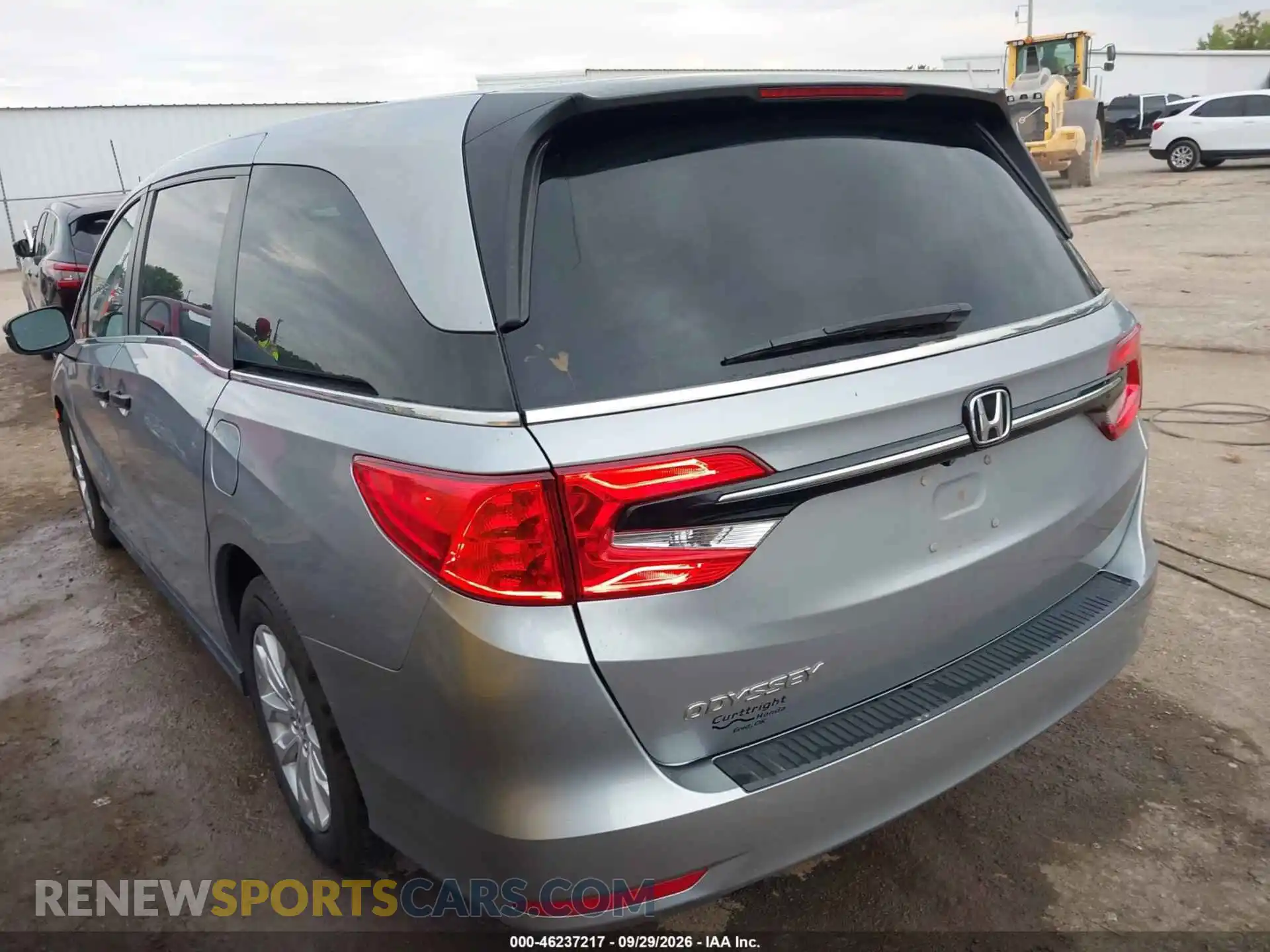 3 Photograph of a damaged car 5FNRL6H26MB007954 HONDA ODYSSEY 2021