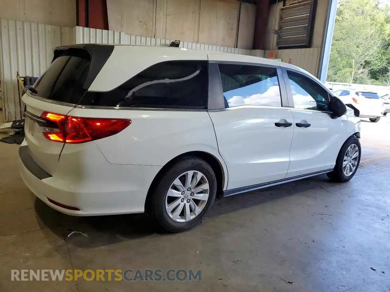 3 fotografías del automóvil dañado 5FNRL6H28MB003954 HONDA ODYSSEY 2021