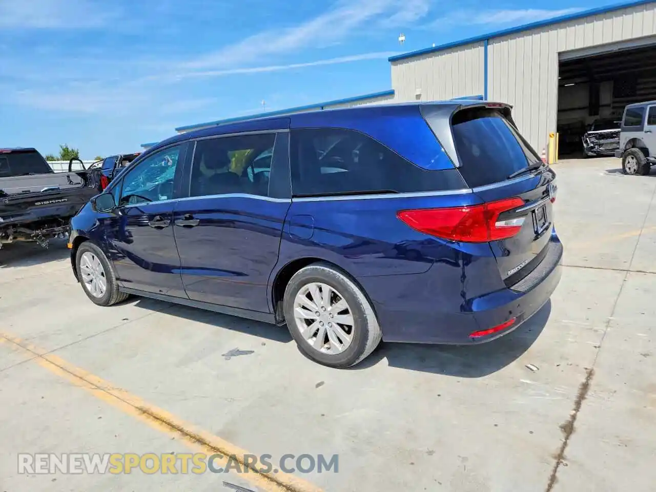2 Фотография поврежденного автомобиля 5FNRL6H2XMB001462 HONDA ODYSSEY 2021