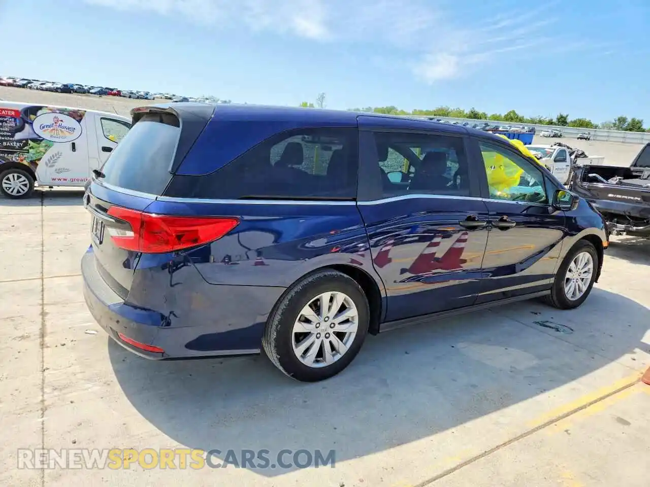 3 Фотография поврежденного автомобиля 5FNRL6H2XMB001462 HONDA ODYSSEY 2021