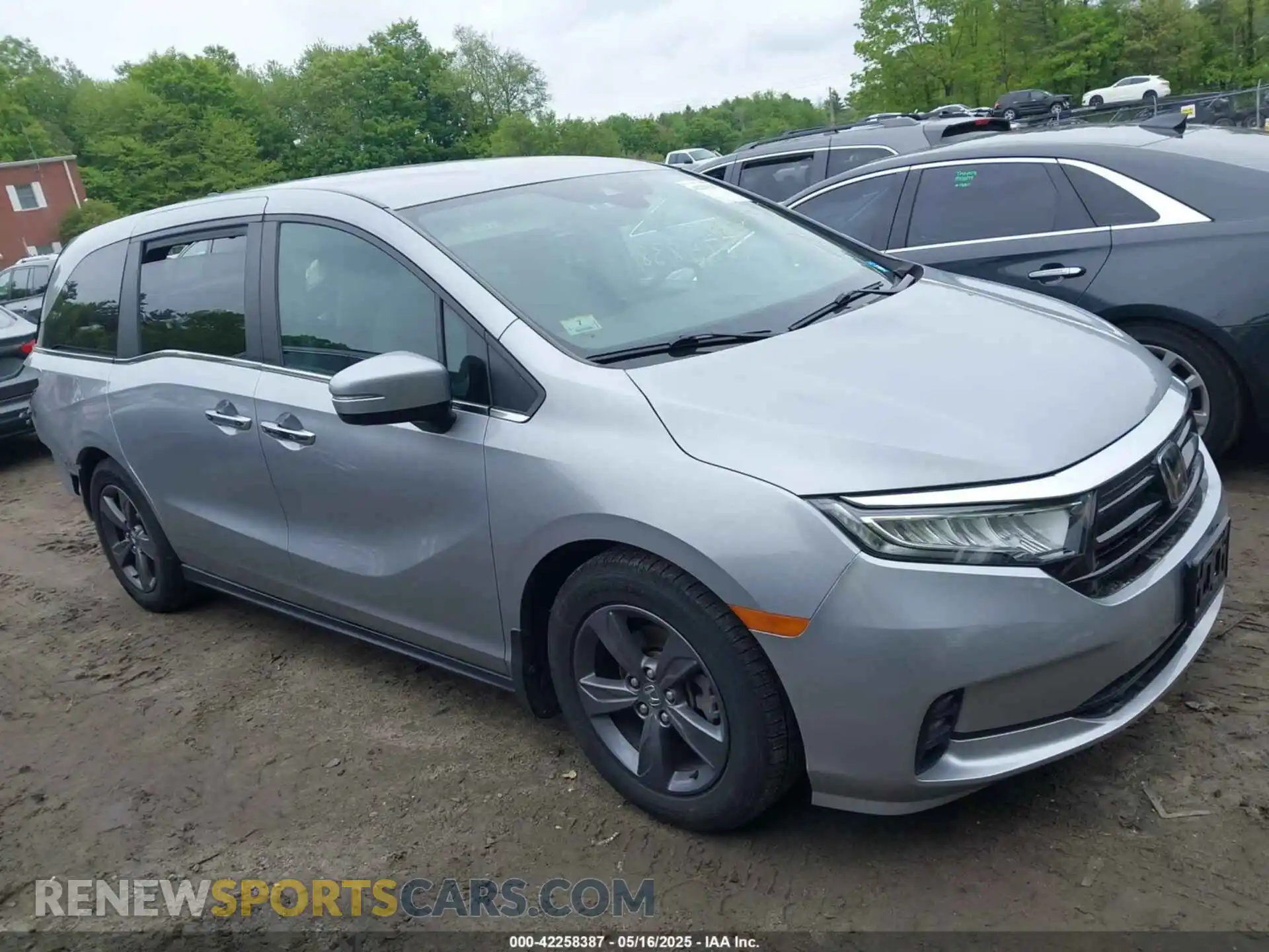 1 fotografías del automóvil dañado 5FNRL6H50MB016840 HONDA ODYSSEY 2021