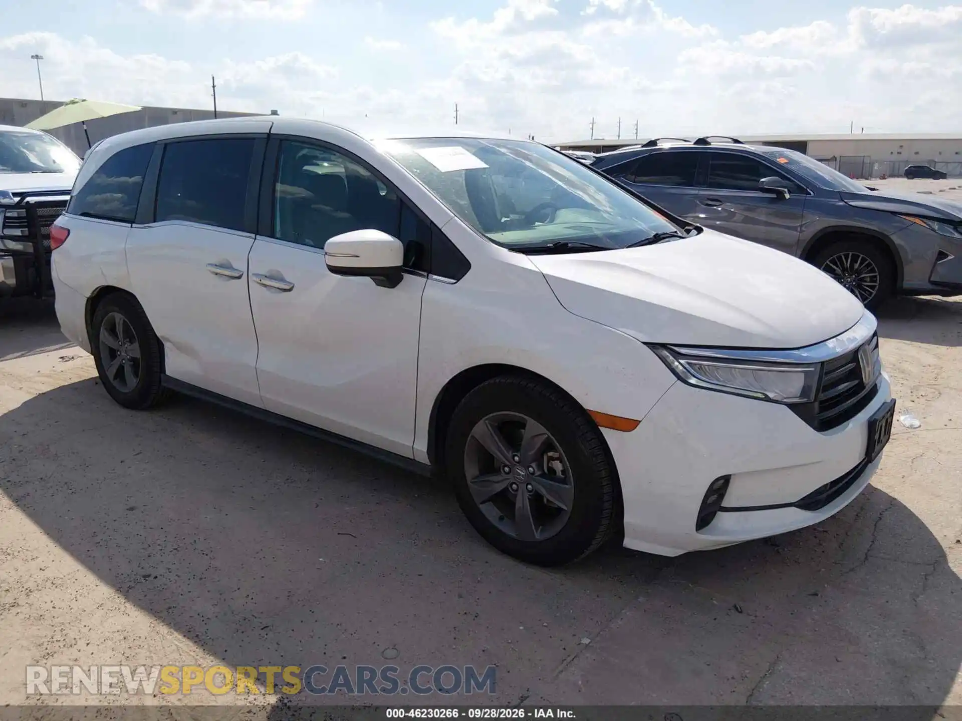 1 Фотография поврежденного автомобиля 5FNRL6H53MB013639 HONDA ODYSSEY 2021