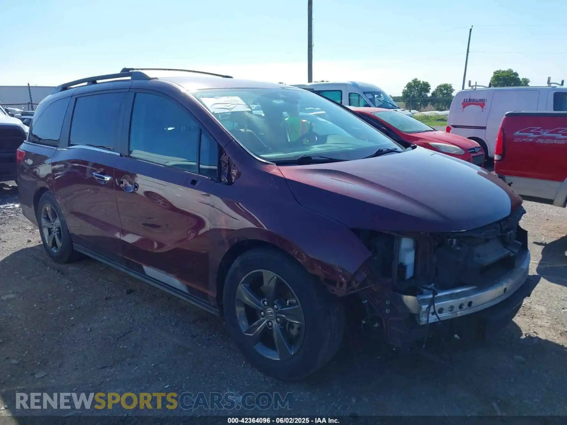 1 Photograph of a damaged car 5FNRL6H53MB021305 HONDA ODYSSEY 2021