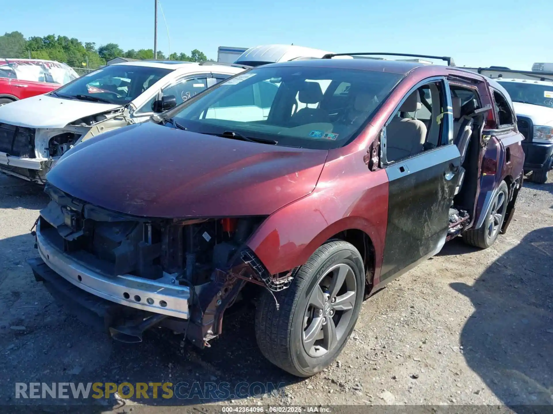 2 Photograph of a damaged car 5FNRL6H53MB021305 HONDA ODYSSEY 2021