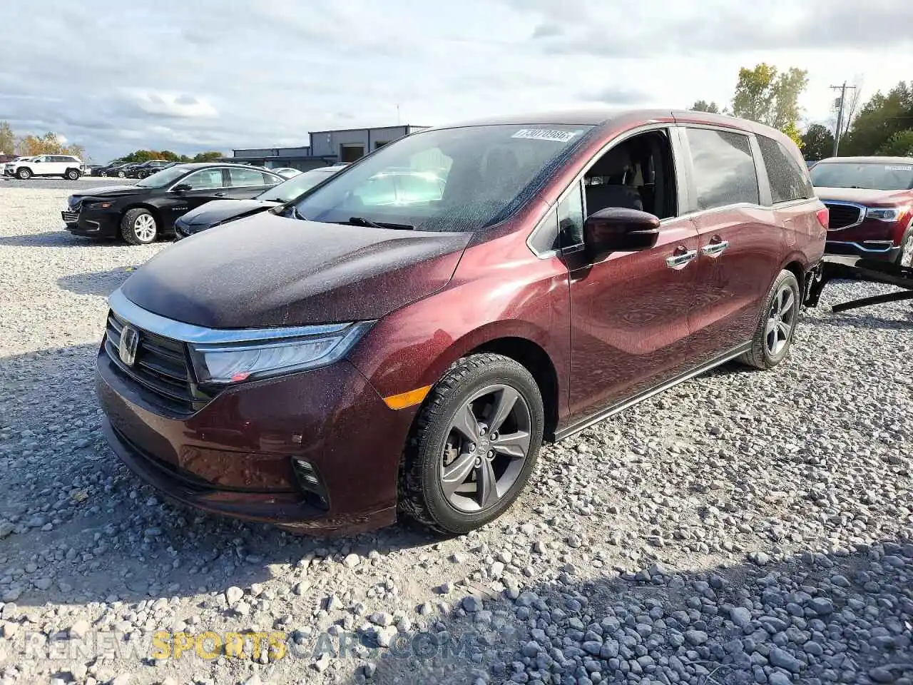 1 Фотография поврежденного автомобиля 5FNRL6H54MB016047 HONDA ODYSSEY 2021