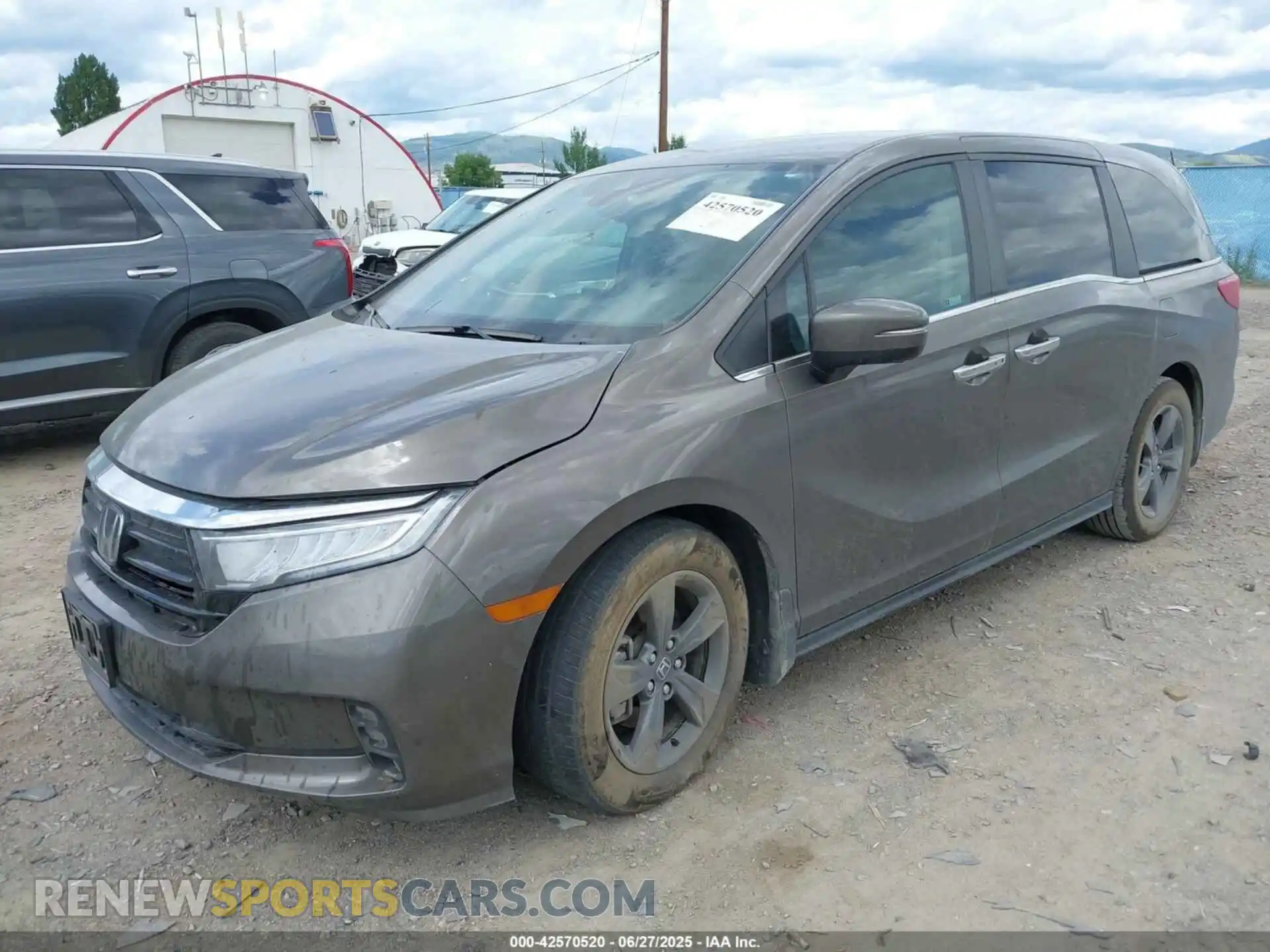 2 Photograph of a damaged car 5FNRL6H55MB018454 HONDA ODYSSEY 2021