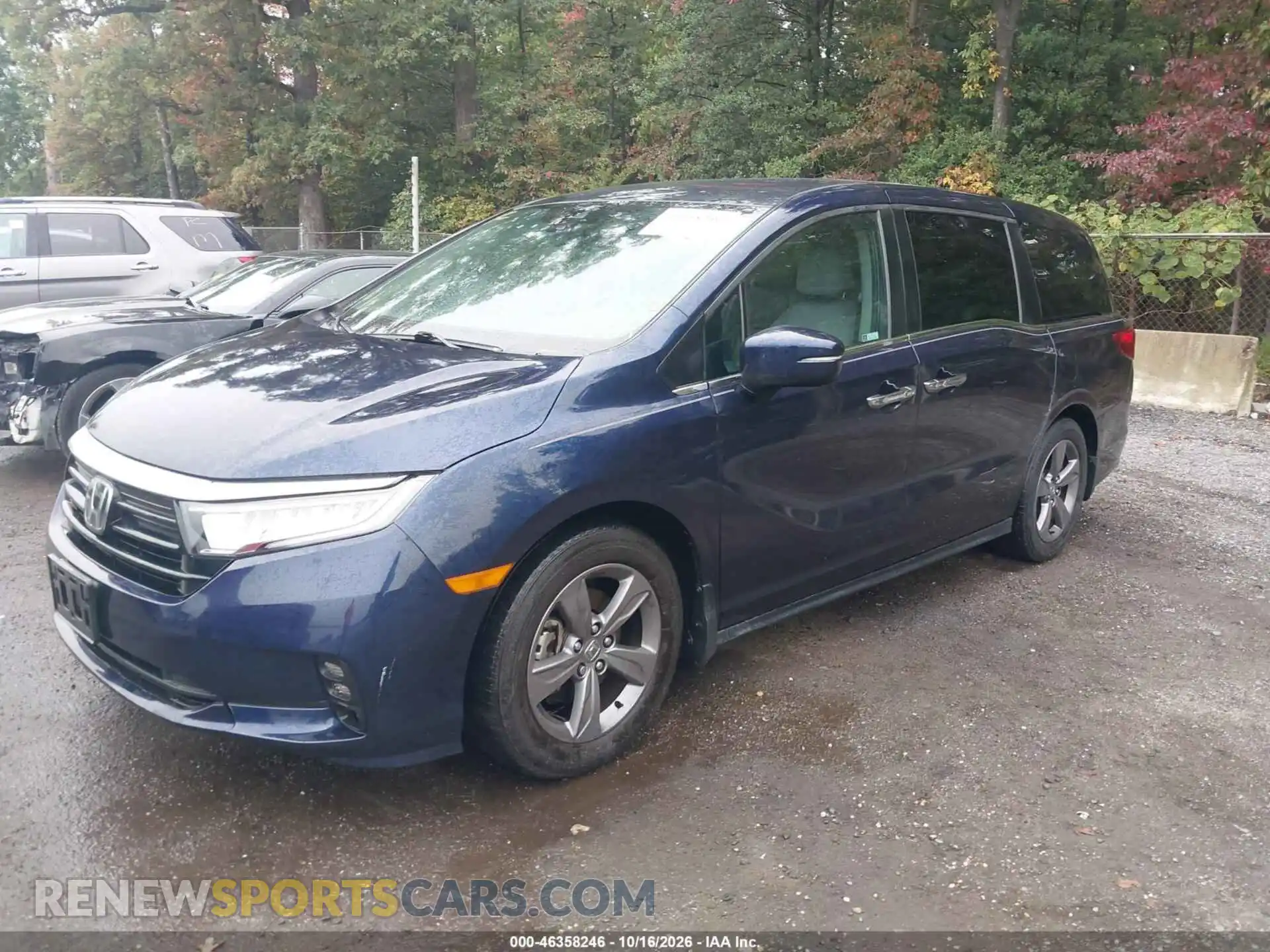 2 Фотография поврежденного автомобиля 5FNRL6H56MB022318 HONDA ODYSSEY 2021