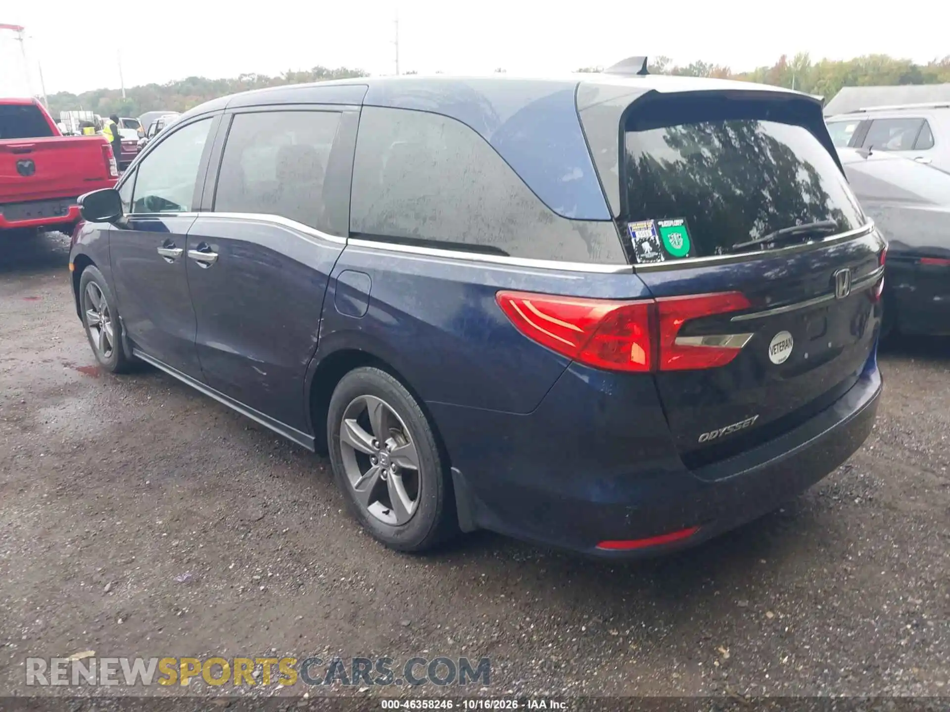 3 Фотография поврежденного автомобиля 5FNRL6H56MB022318 HONDA ODYSSEY 2021