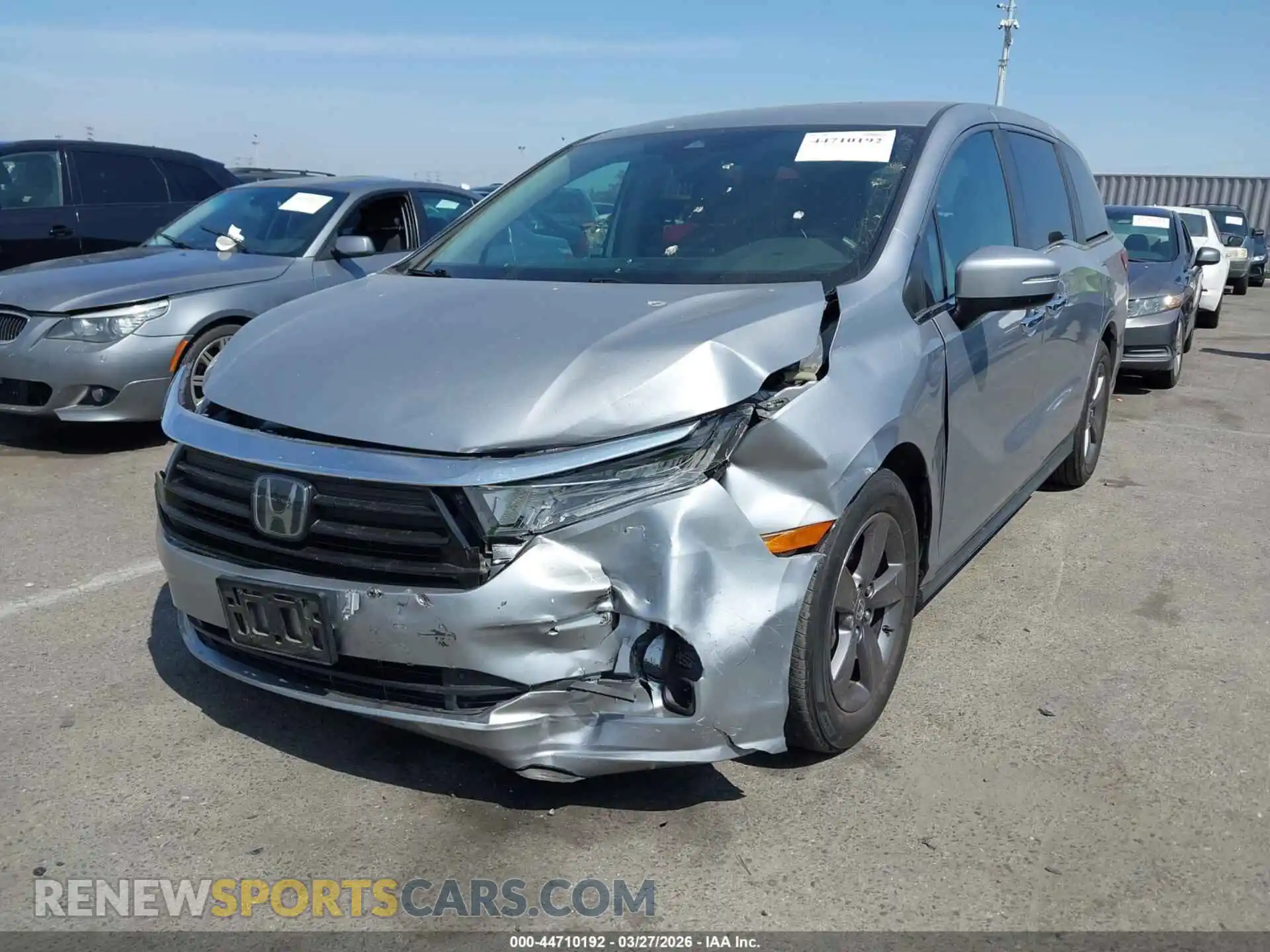 2 Photograph of a damaged car 5FNRL6H56MB034260 HONDA ODYSSEY 2021