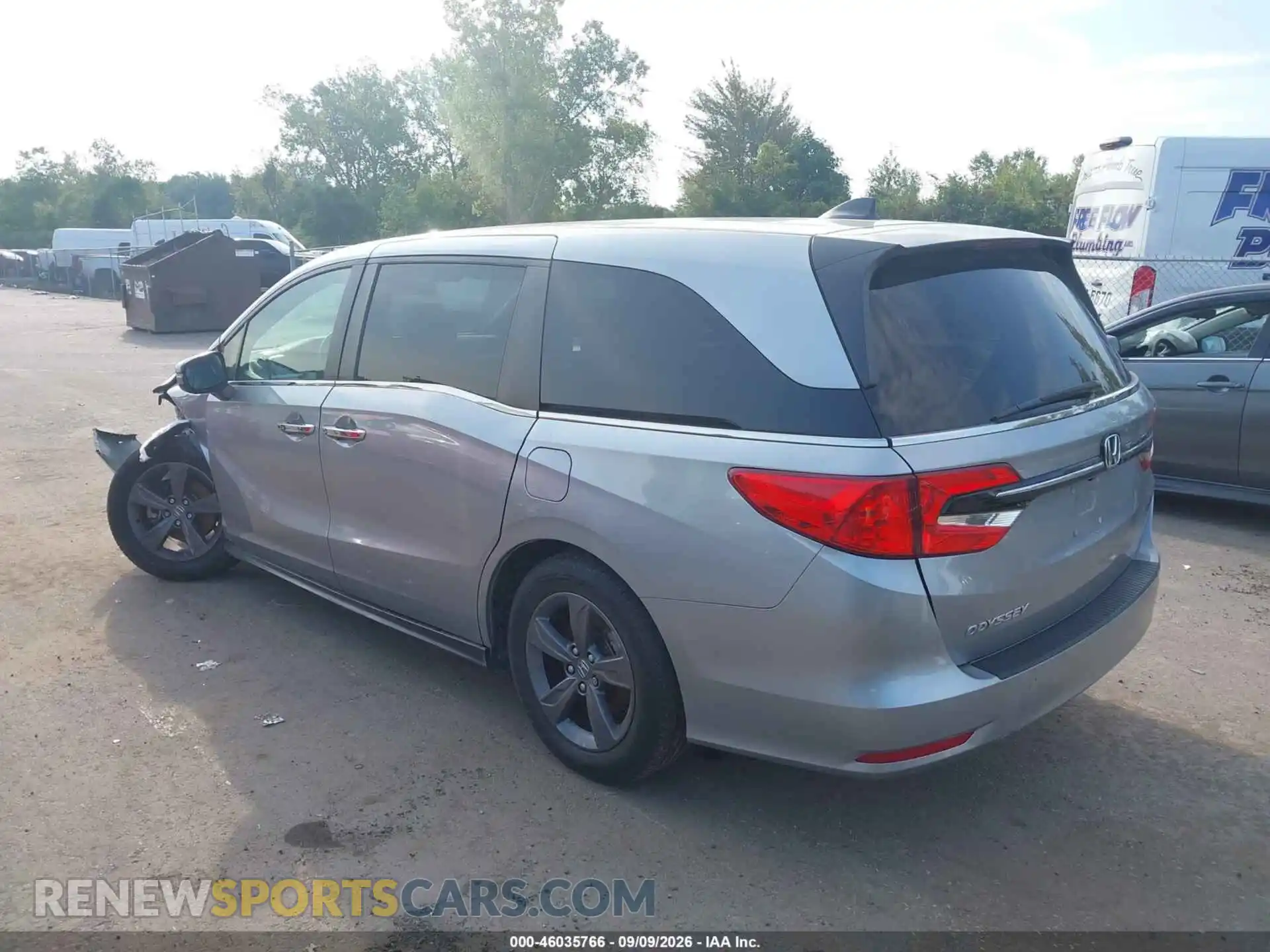 3 Photograph of a damaged car 5FNRL6H58MB033367 HONDA ODYSSEY 2021