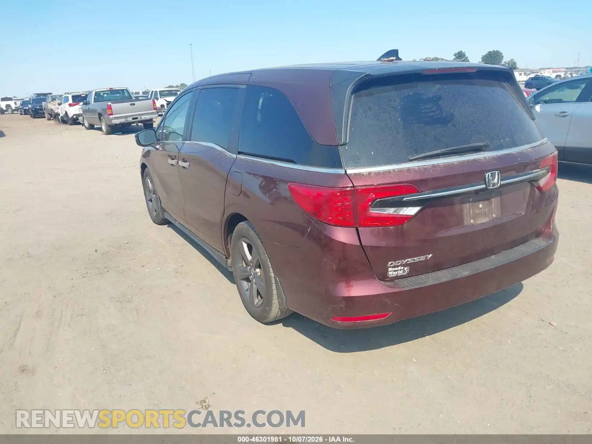 3 Photograph of a damaged car 5FNRL6H59MB003066 HONDA ODYSSEY 2021
