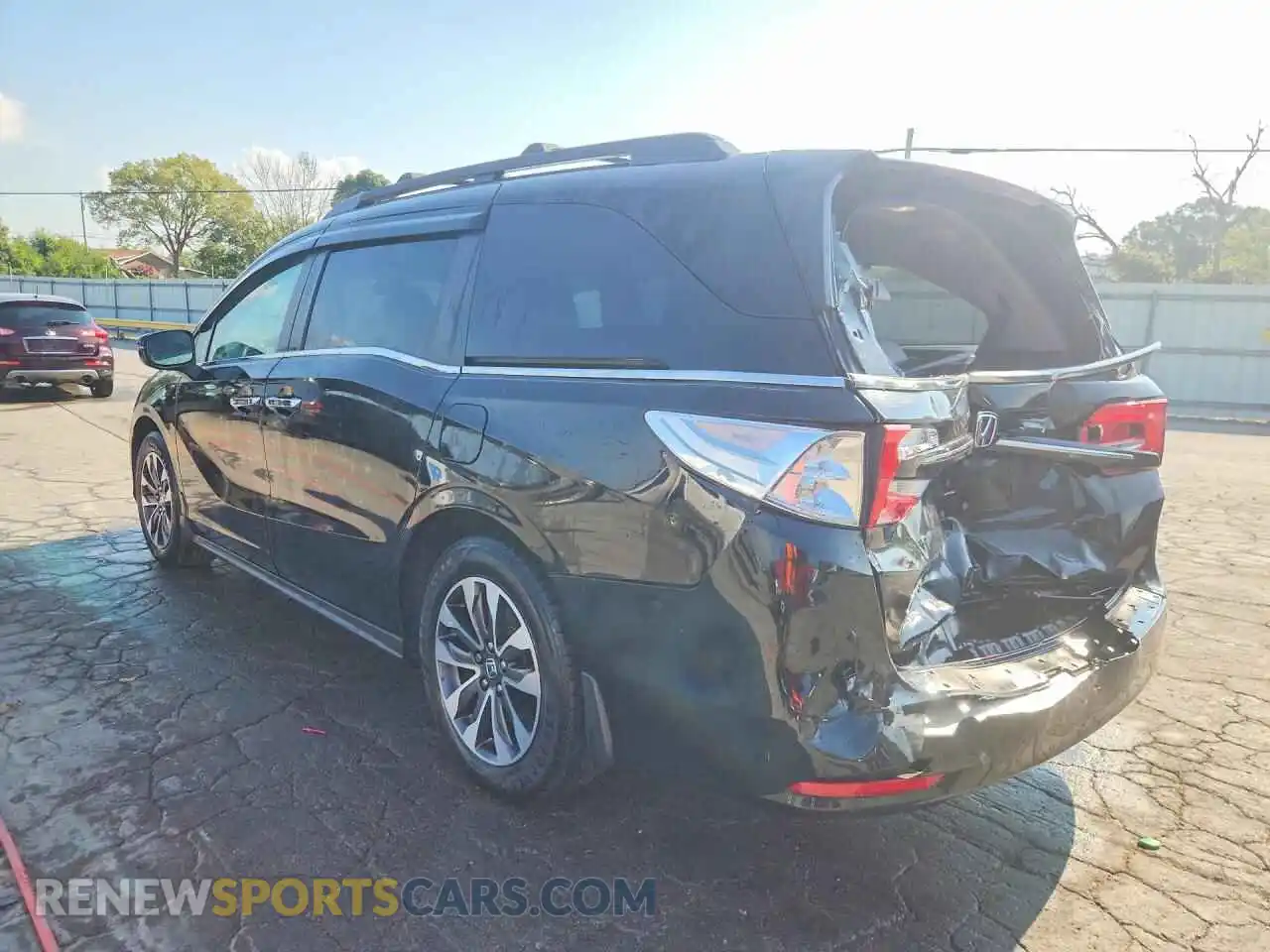 2 Фотография поврежденного автомобиля 5FNRL6H70MB004740 HONDA ODYSSEY 2021