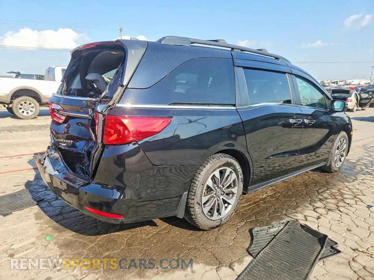 3 Фотография поврежденного автомобиля 5FNRL6H70MB004740 HONDA ODYSSEY 2021