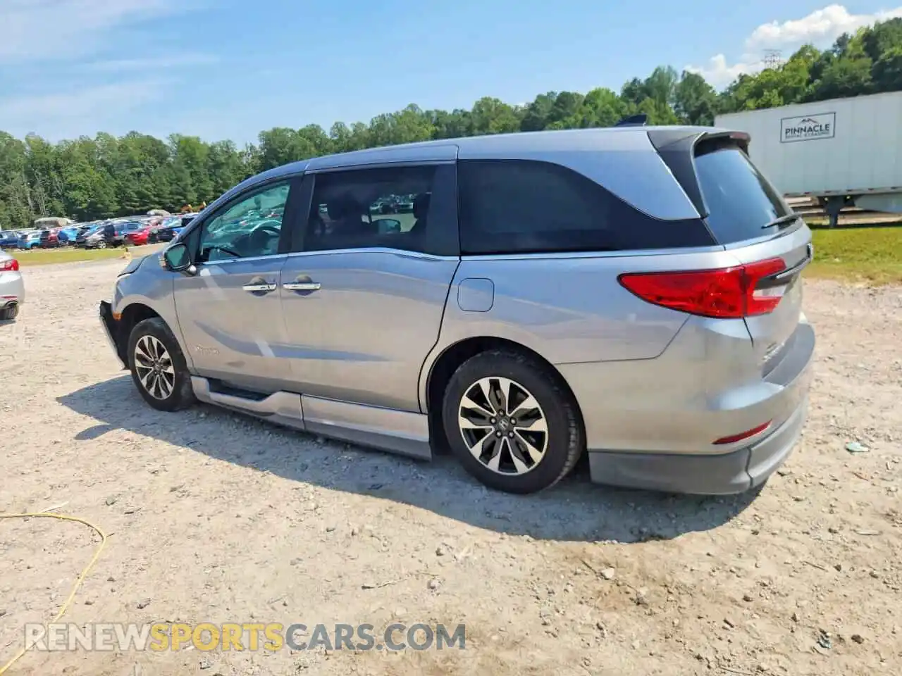 2 Photograph of a damaged car 5FNRL6H71MB014239 HONDA ODYSSEY 2021