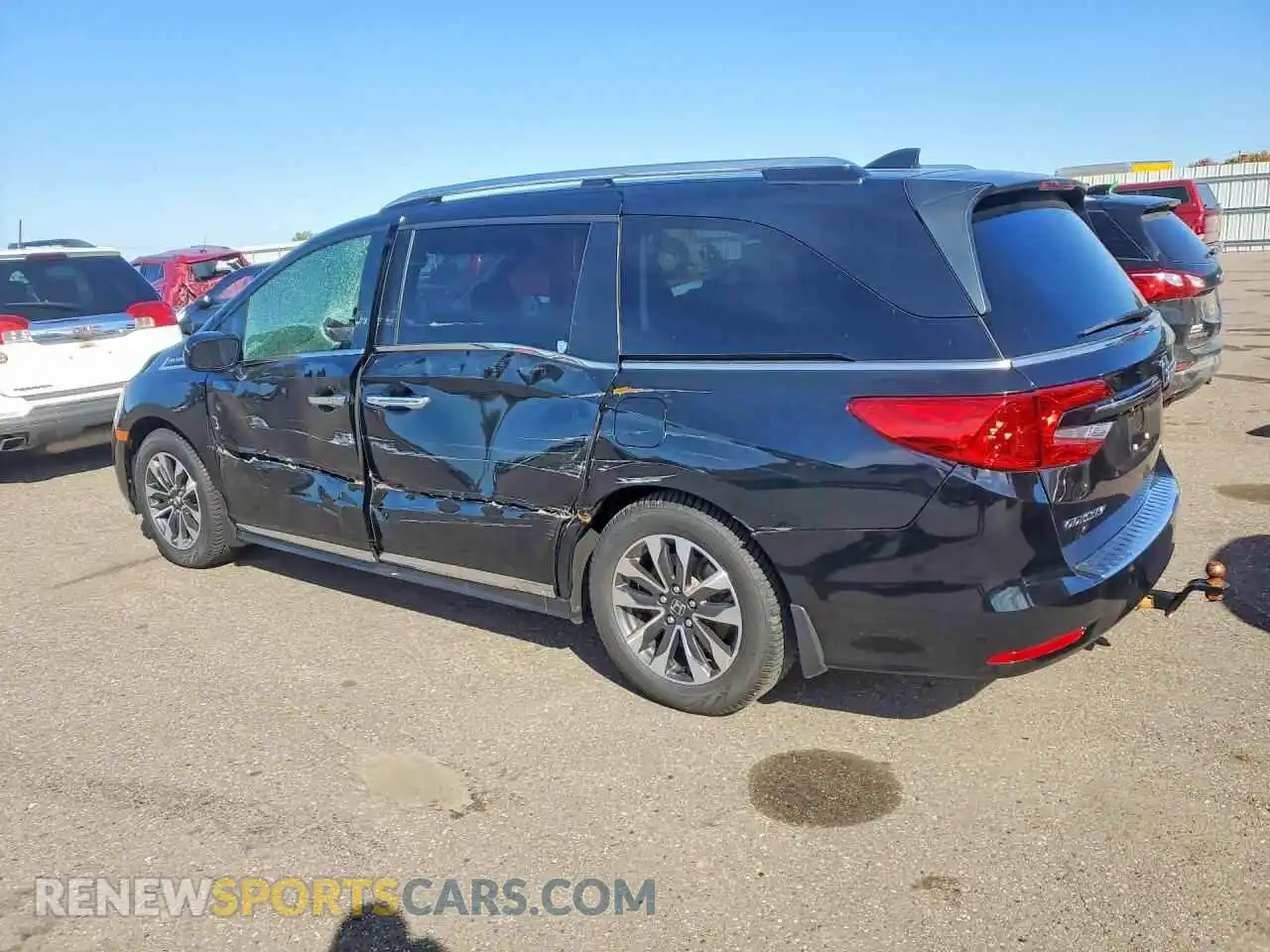 2 Photograph of a damaged car 5FNRL6H73MB010600 HONDA ODYSSEY 2021