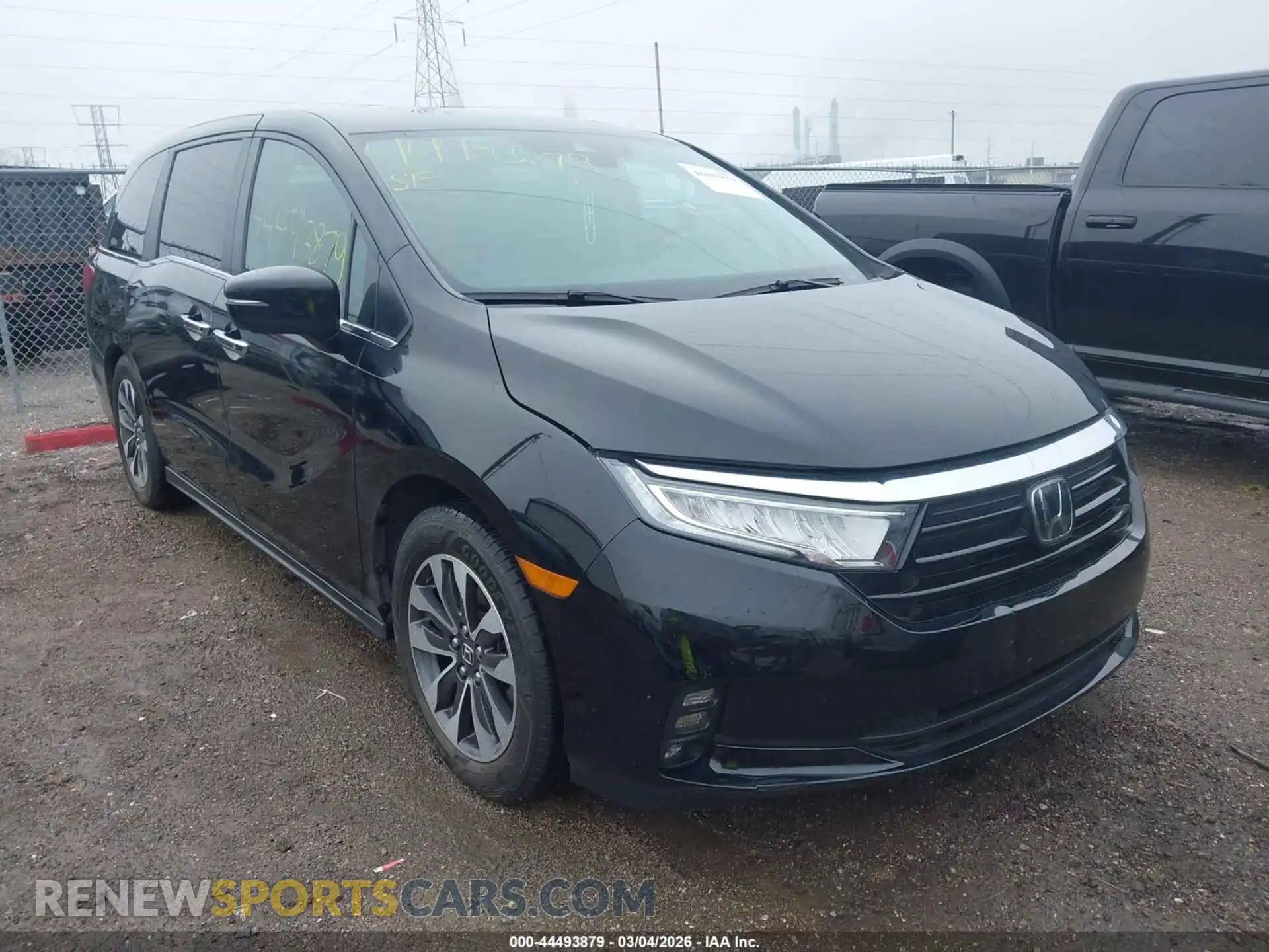 1 Photograph of a damaged car 5FNRL6H73MB021385 HONDA ODYSSEY 2021