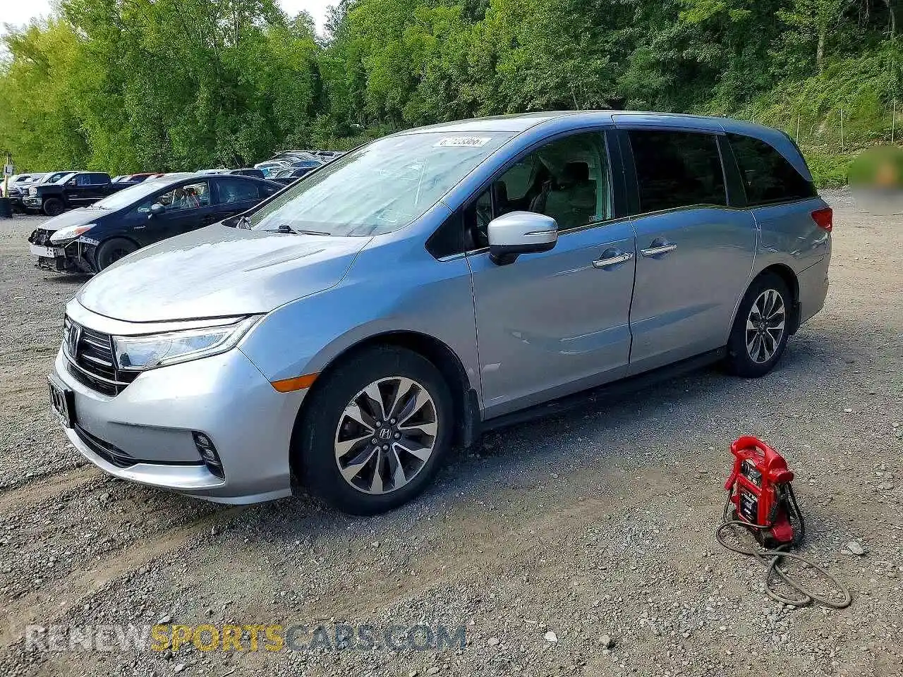1 Фотография поврежденного автомобиля 5FNRL6H74MB028958 HONDA ODYSSEY 2021
