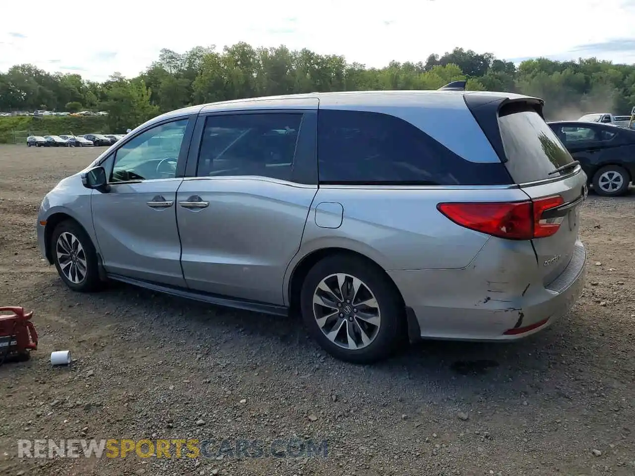 2 Фотография поврежденного автомобиля 5FNRL6H74MB028958 HONDA ODYSSEY 2021