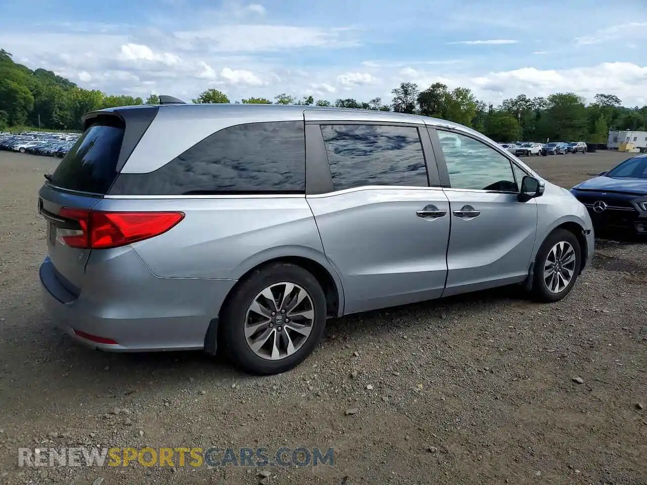 3 Фотография поврежденного автомобиля 5FNRL6H74MB028958 HONDA ODYSSEY 2021
