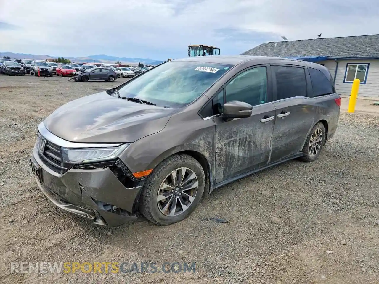 1 Photograph of a damaged car 5FNRL6H75MB030931 HONDA ODYSSEY 2021