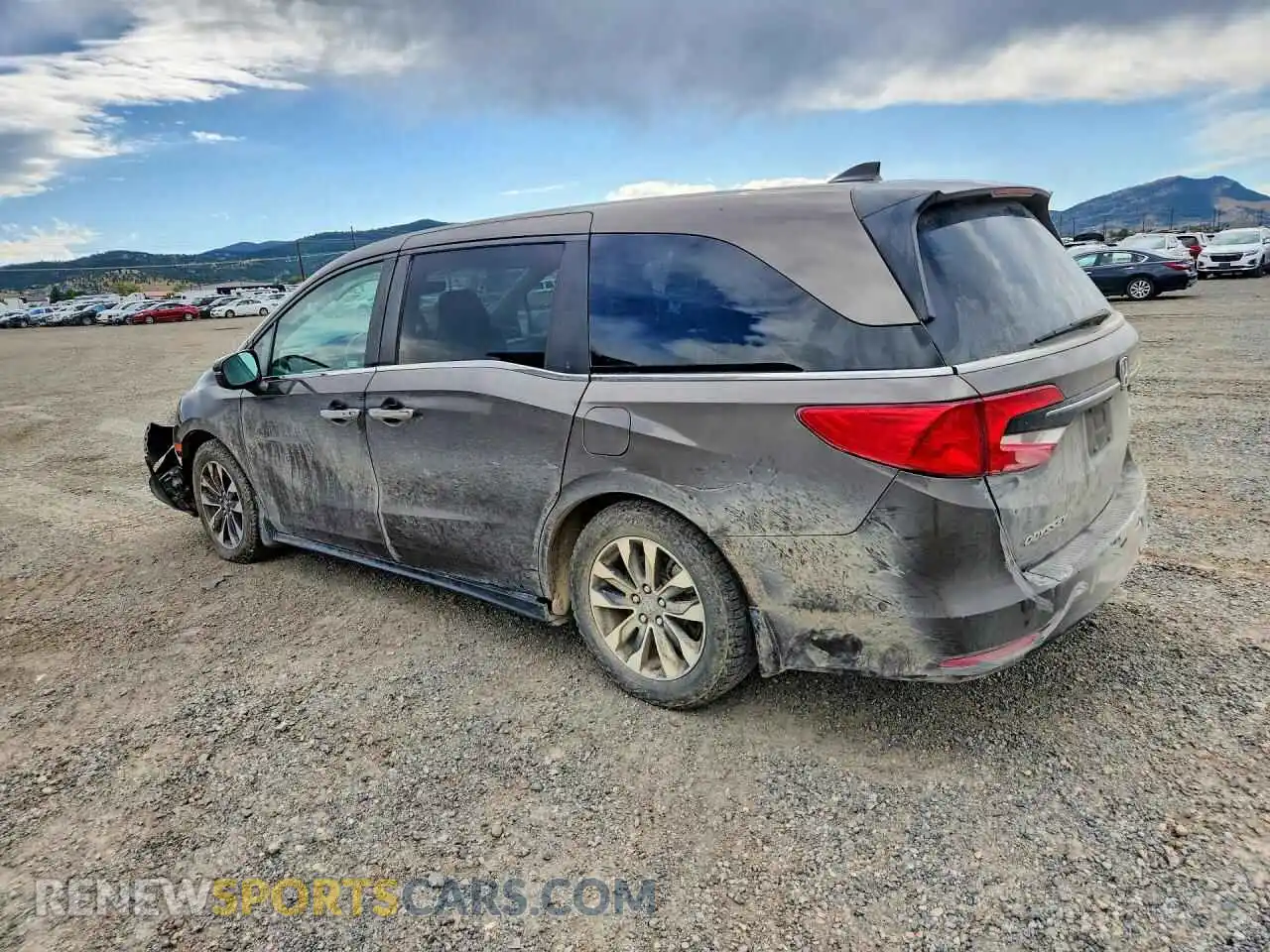 2 Photograph of a damaged car 5FNRL6H75MB030931 HONDA ODYSSEY 2021