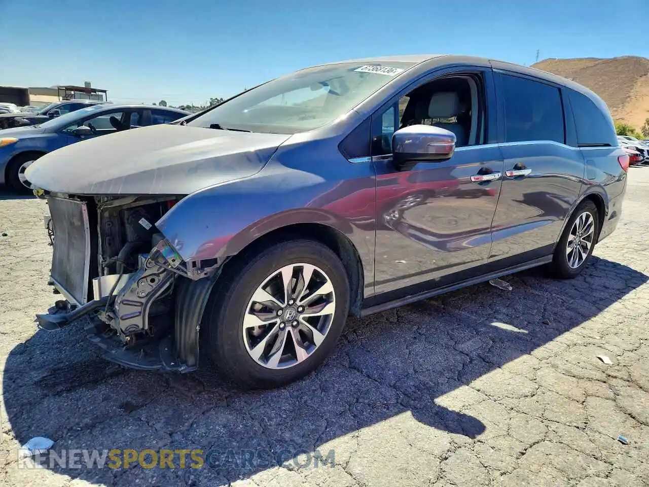 1 Photograph of a damaged car 5FNRL6H76MB004340 HONDA ODYSSEY 2021