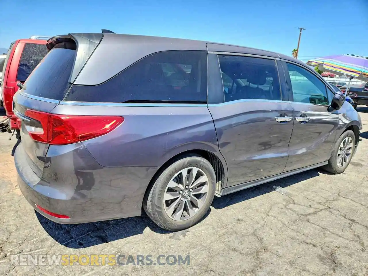 3 Photograph of a damaged car 5FNRL6H76MB004340 HONDA ODYSSEY 2021