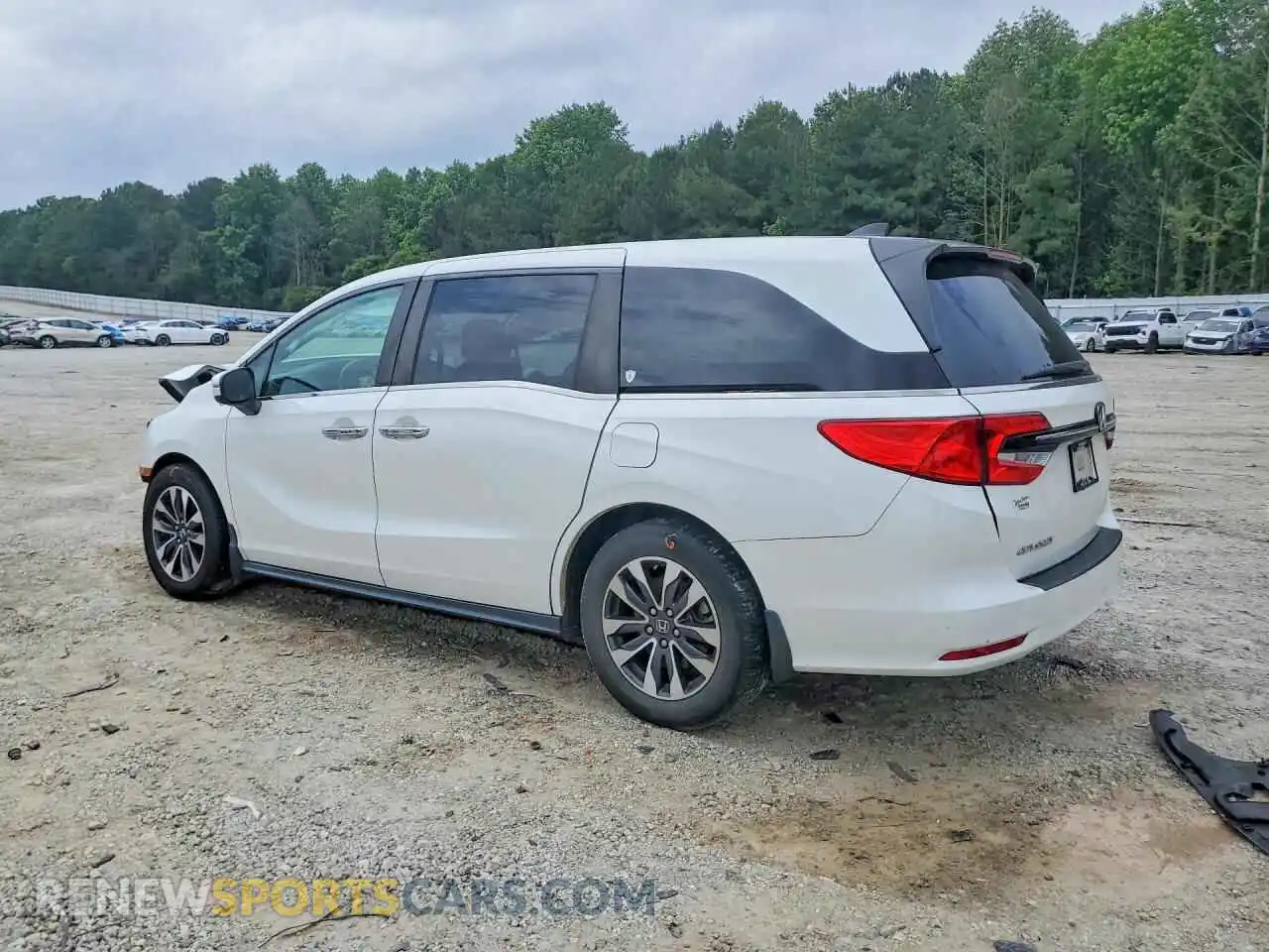 2 Photograph of a damaged car 5FNRL6H77MB035063 HONDA ODYSSEY 2021