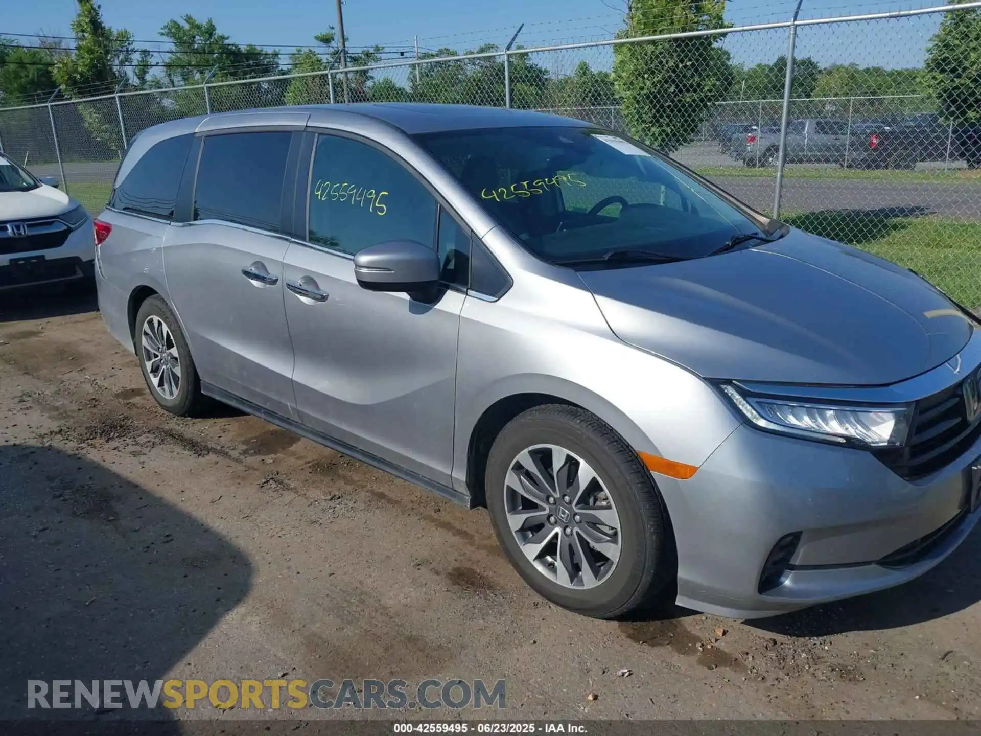 1 Photograph of a damaged car 5FNRL6H78MB037906 HONDA ODYSSEY 2021