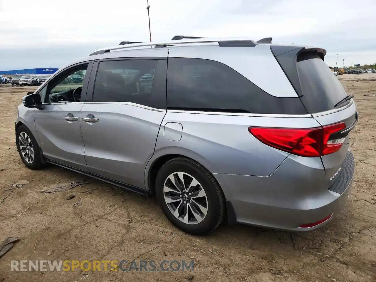 2 fotografías del automóvil dañado 5FNRL6H78MB041454 HONDA ODYSSEY 2021