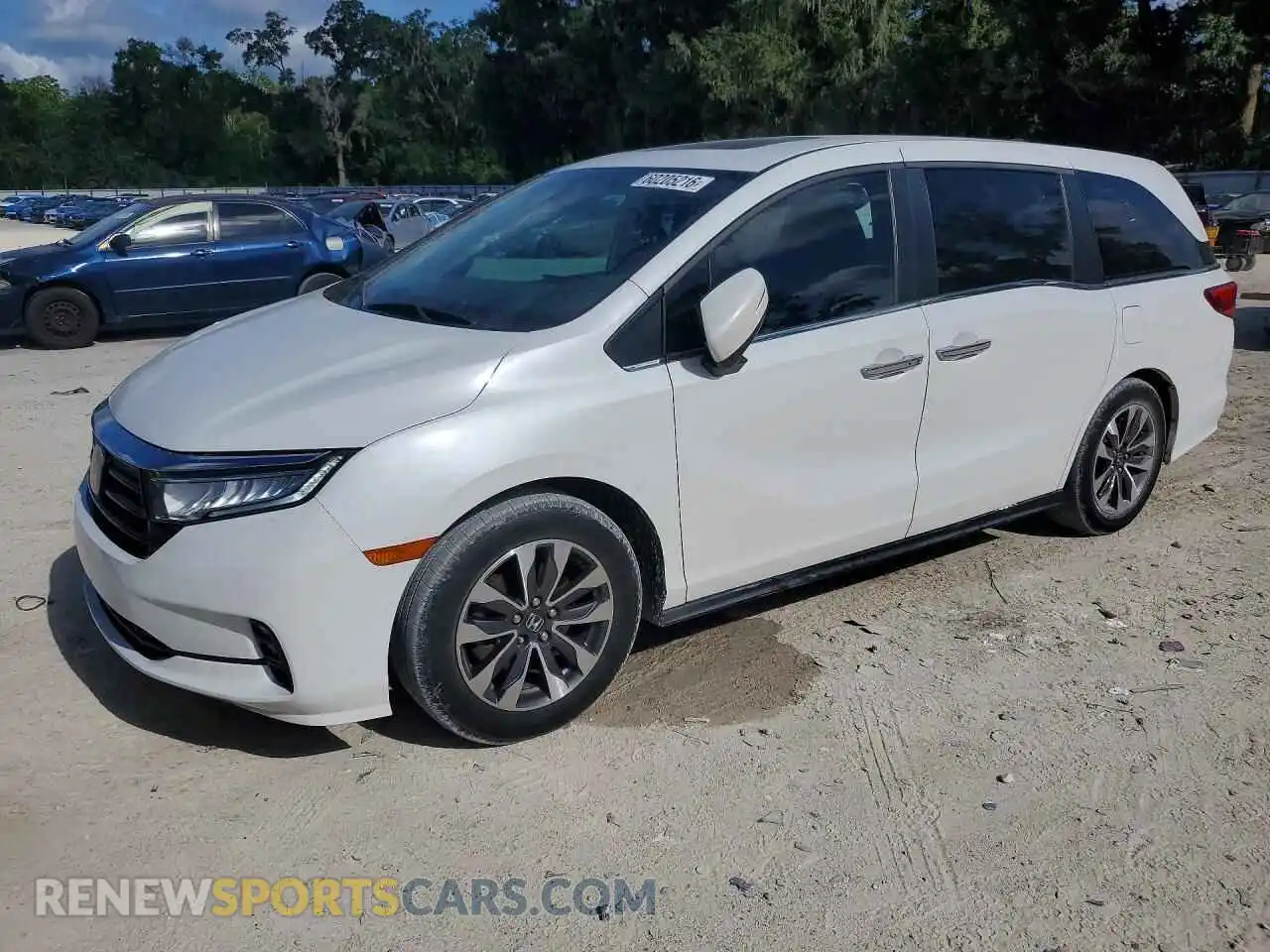 1 Фотография поврежденного автомобиля 5FNRL6H78MB045262 HONDA ODYSSEY 2021