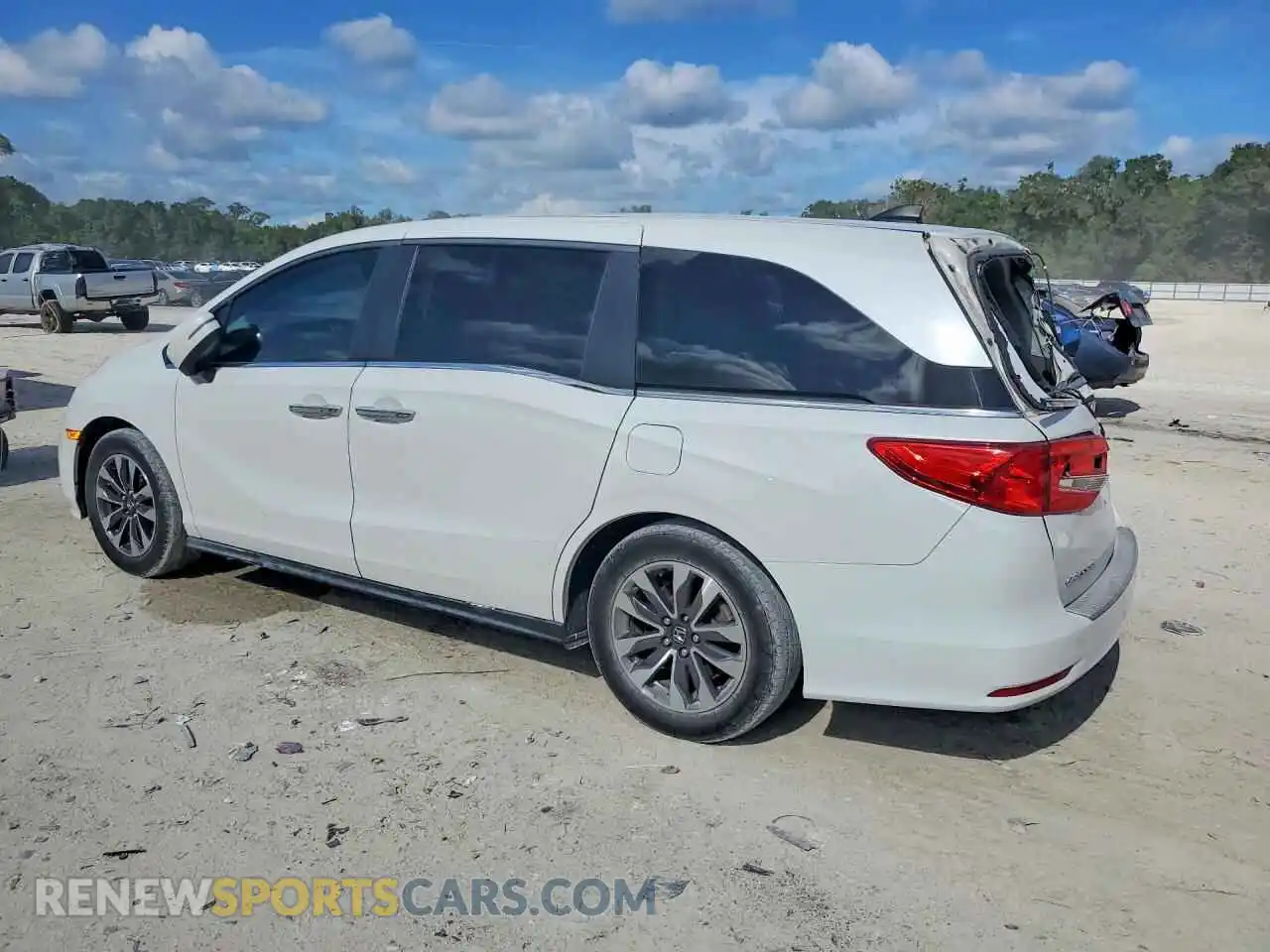 2 Фотография поврежденного автомобиля 5FNRL6H78MB045262 HONDA ODYSSEY 2021
